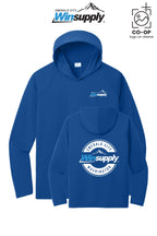 Port & Co™ Performance Pullover Hooded UPF50 Tee - Winsupply Emerald City
