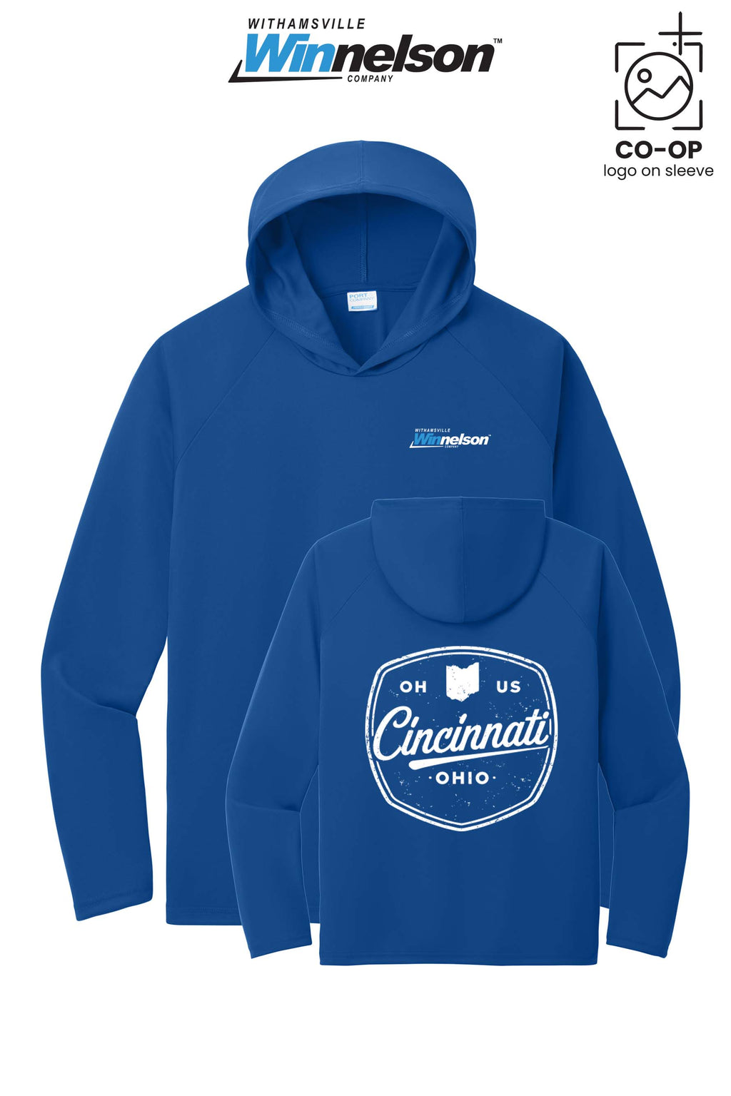 Port & Co™ Performance Pullover Hooded UPF50 Tee - Withamsville Winnelson