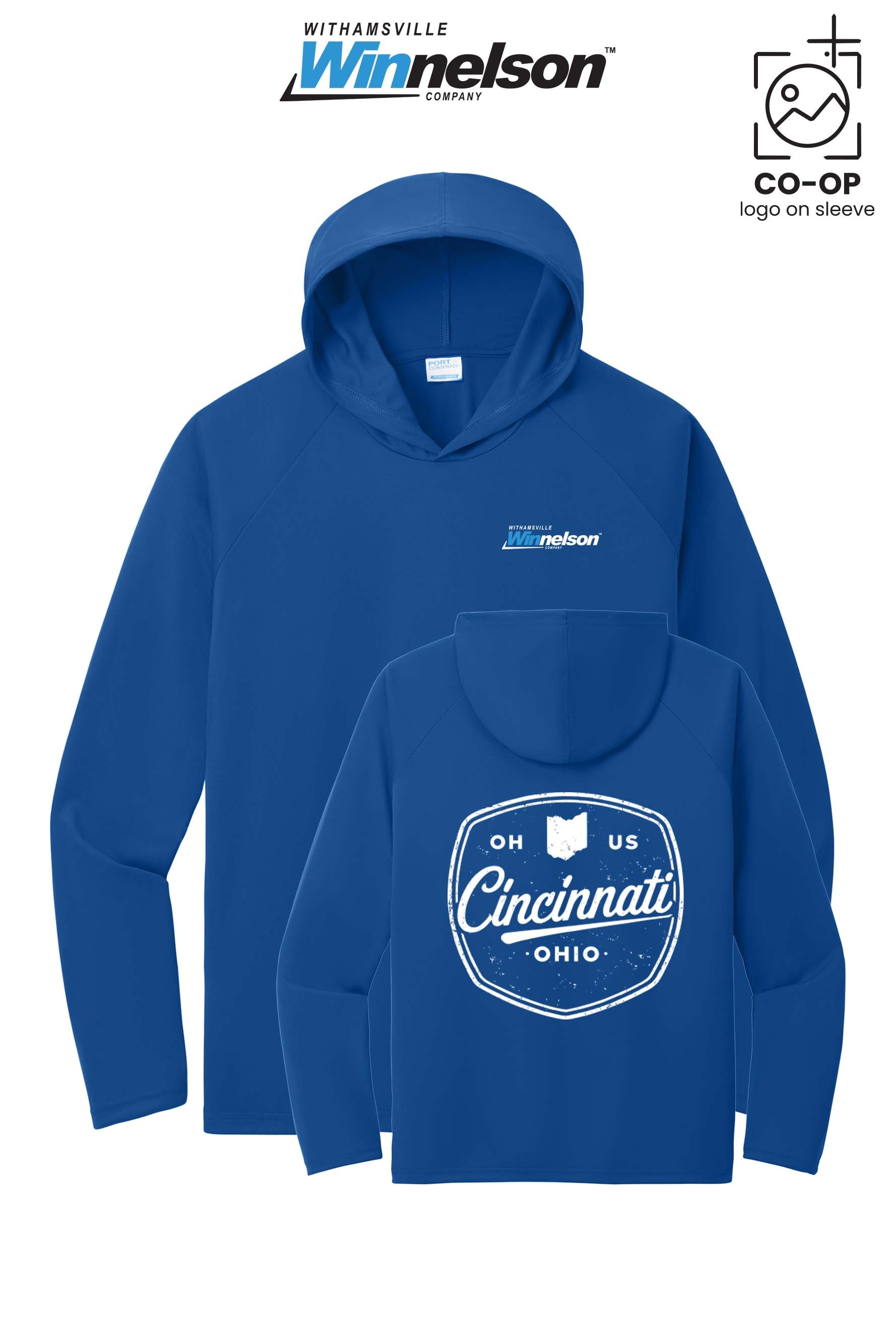 Port & Co™ Performance Pullover Hooded UPF50 Tee - Withamsville Winnelson