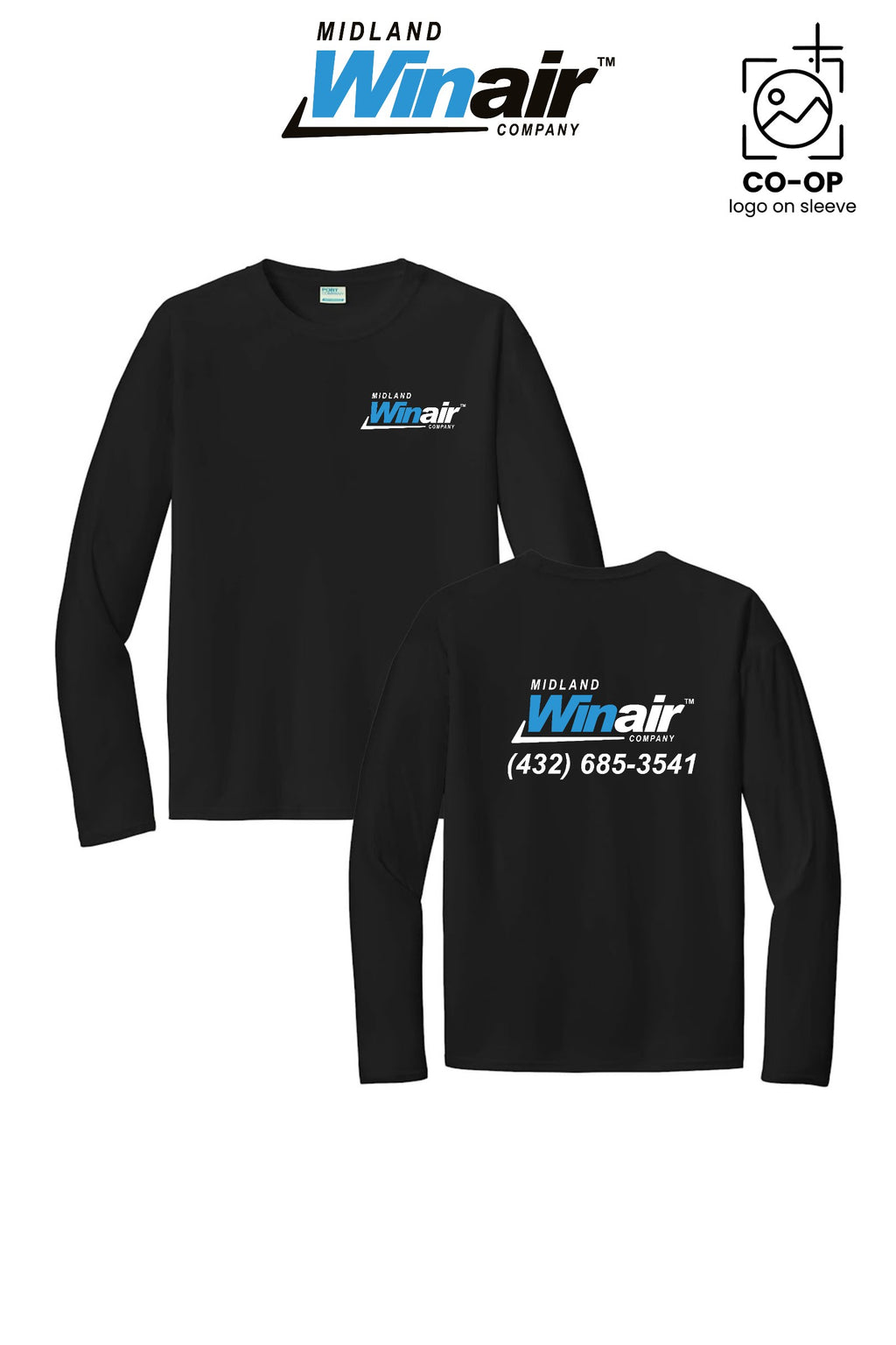 Port & Co™ Performance UPF 50 Long Sleeve - Midland Winair