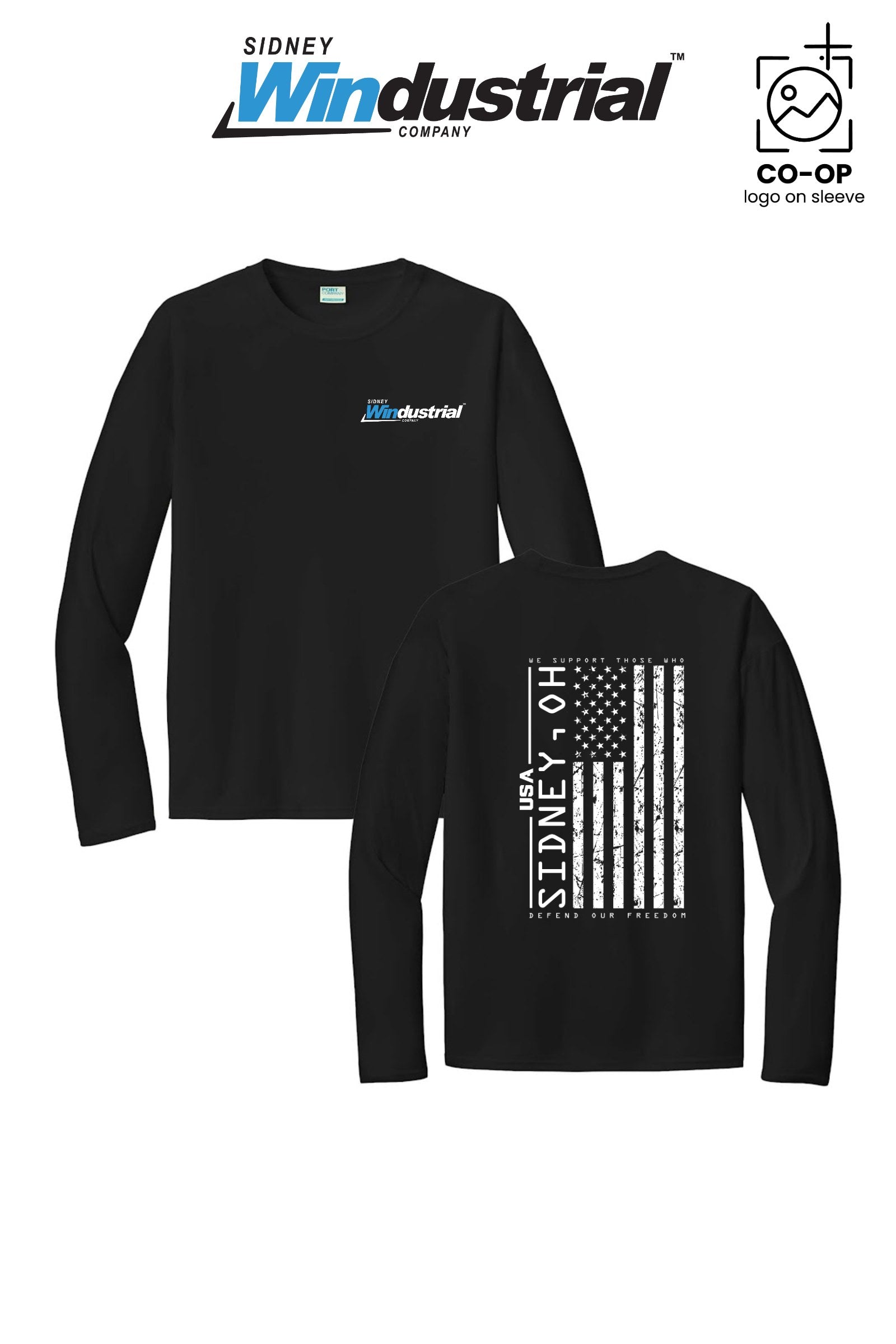 Port & Co™ Performance UPF 50 Long Sleeve - Sidney Windustrial