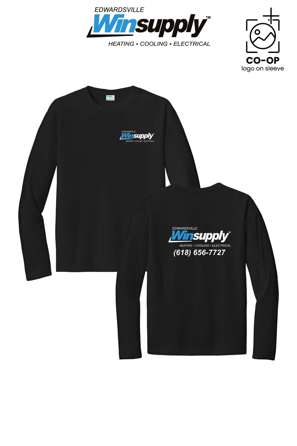 Port & Co™ Performance UPF 50 Long Sleeve - Edwardsville Winsupply