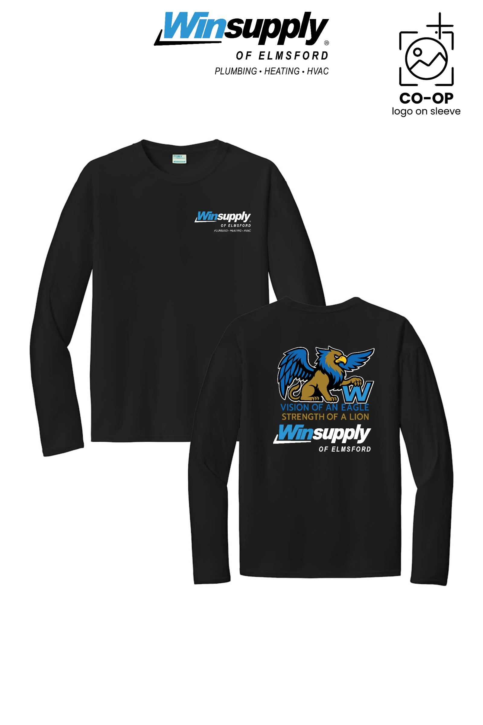 Port & Co™ Performance UPF 50 Long Sleeve - Winsupply of Elmsford
