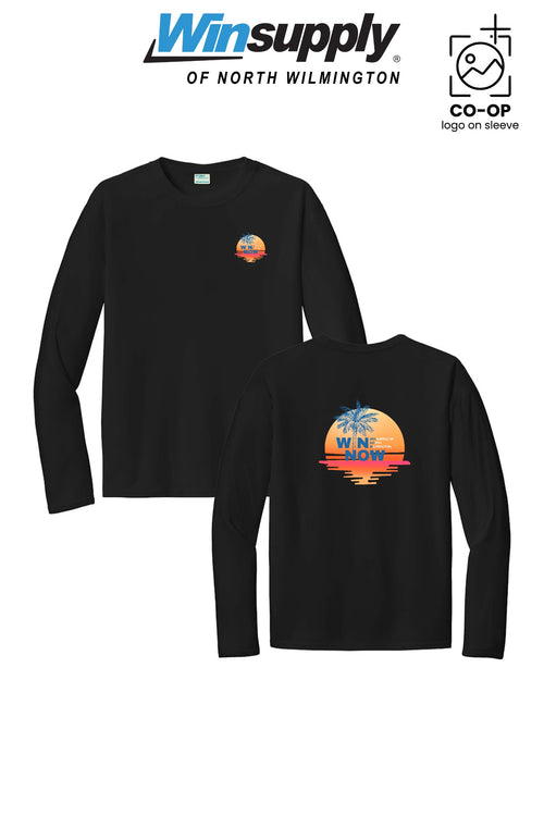 "WIN NOW" Port & Co™ Performance UPF 50 Long Sleeve - Winsupply N Wilmington NC