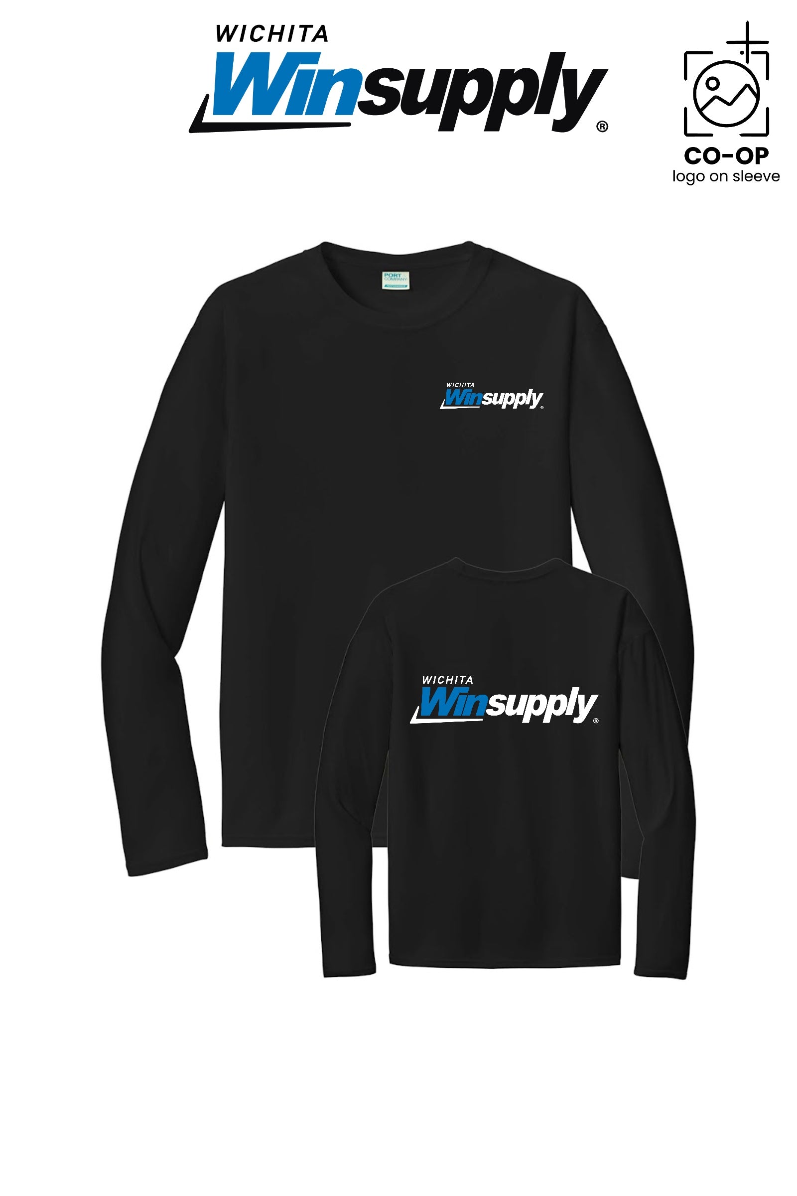 Port & Co™ Performance UPF 50 Long Sleeve - Wichita Winsupply