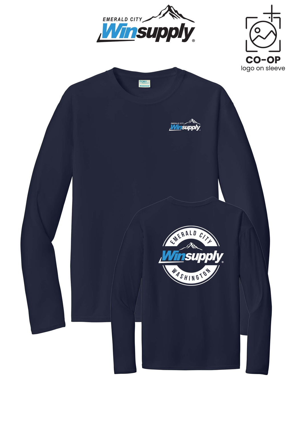 Port & Co™ Performance UPF 50 Long Sleeve - Winsupply Emerald City