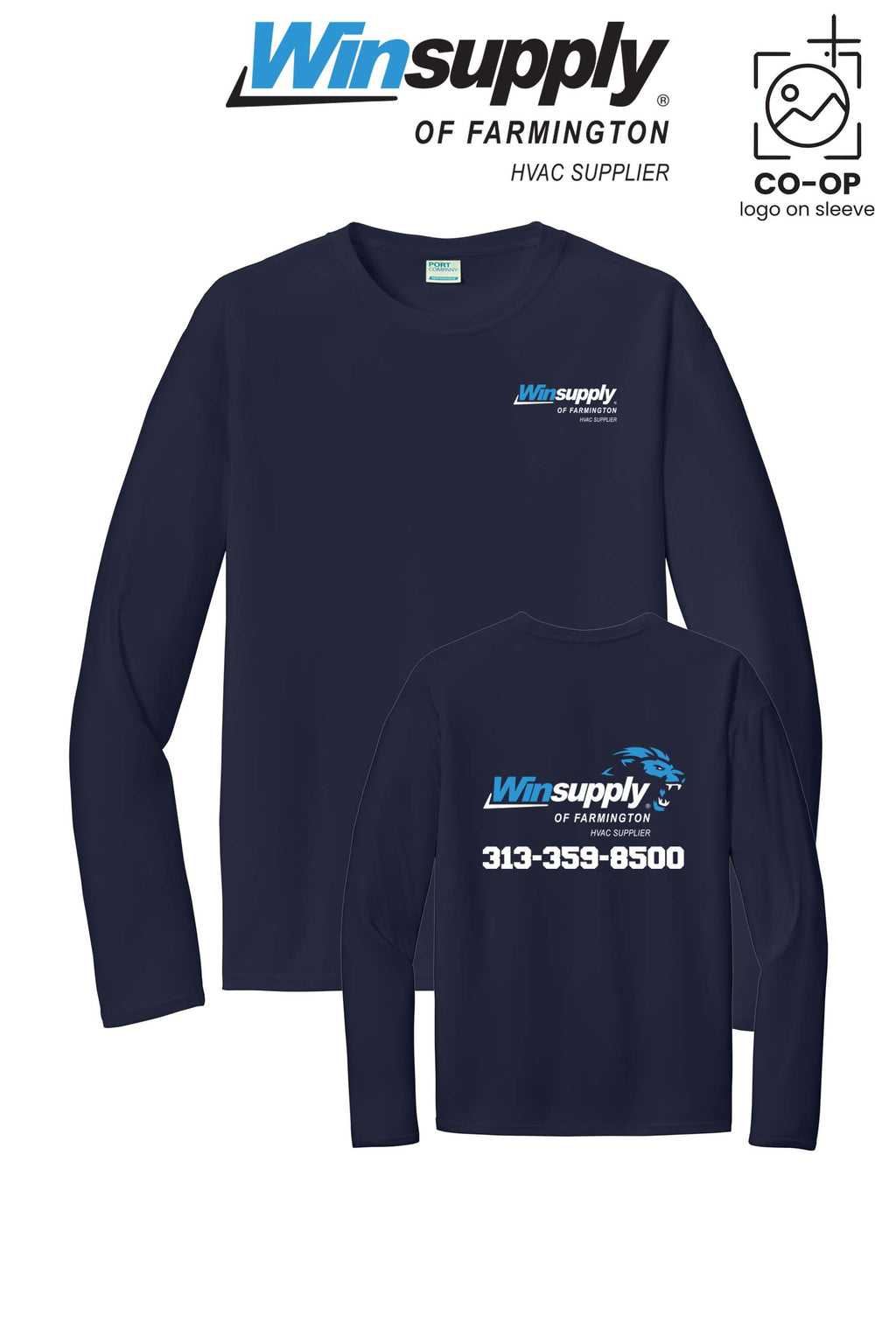 Port & Co™ Performance UPF 50 Long Sleeve - Winsupply of Farmington