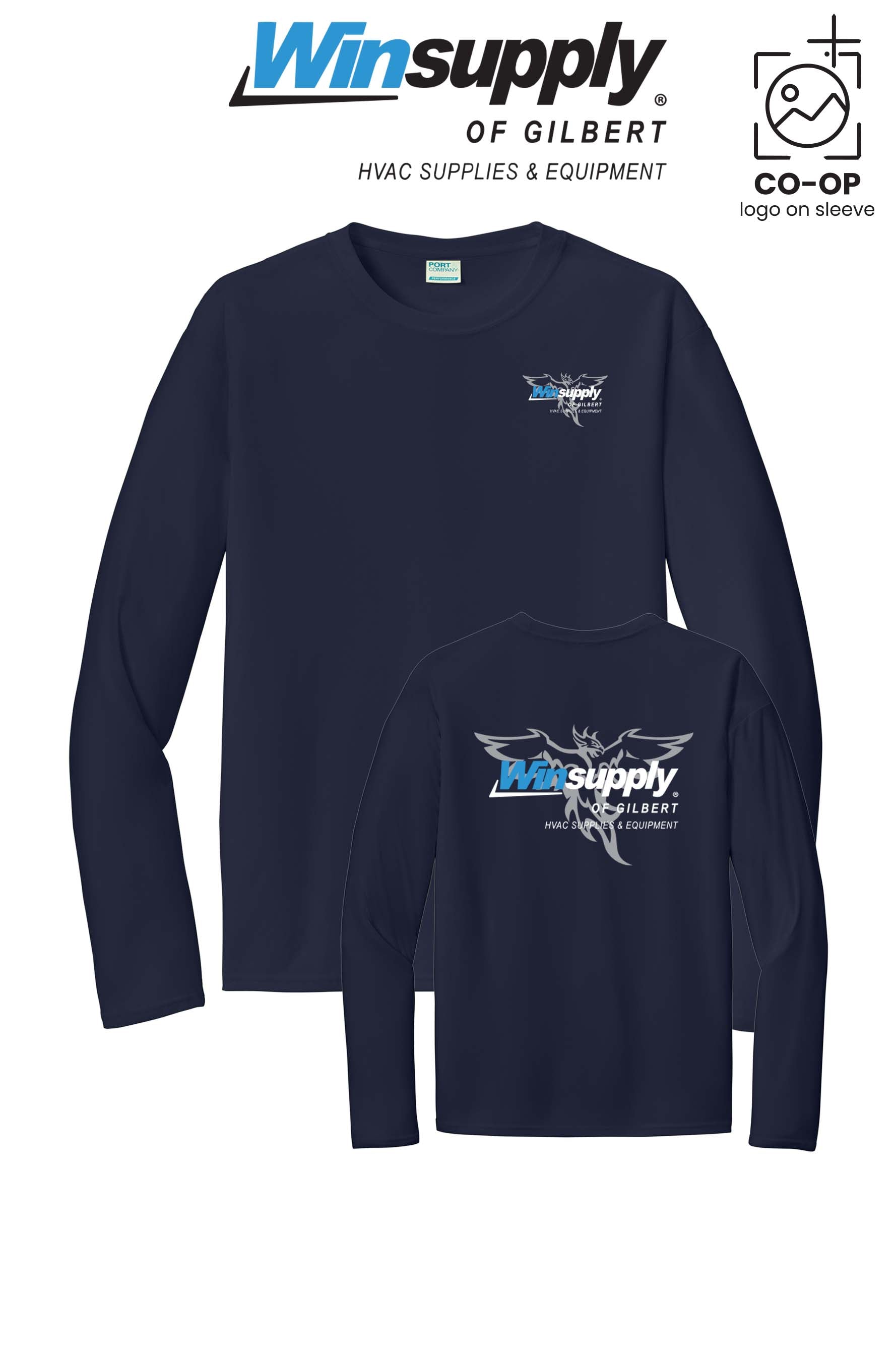 Port & Co™ Performance UPF 50 Long Sleeve - Winsupply of Gilbert