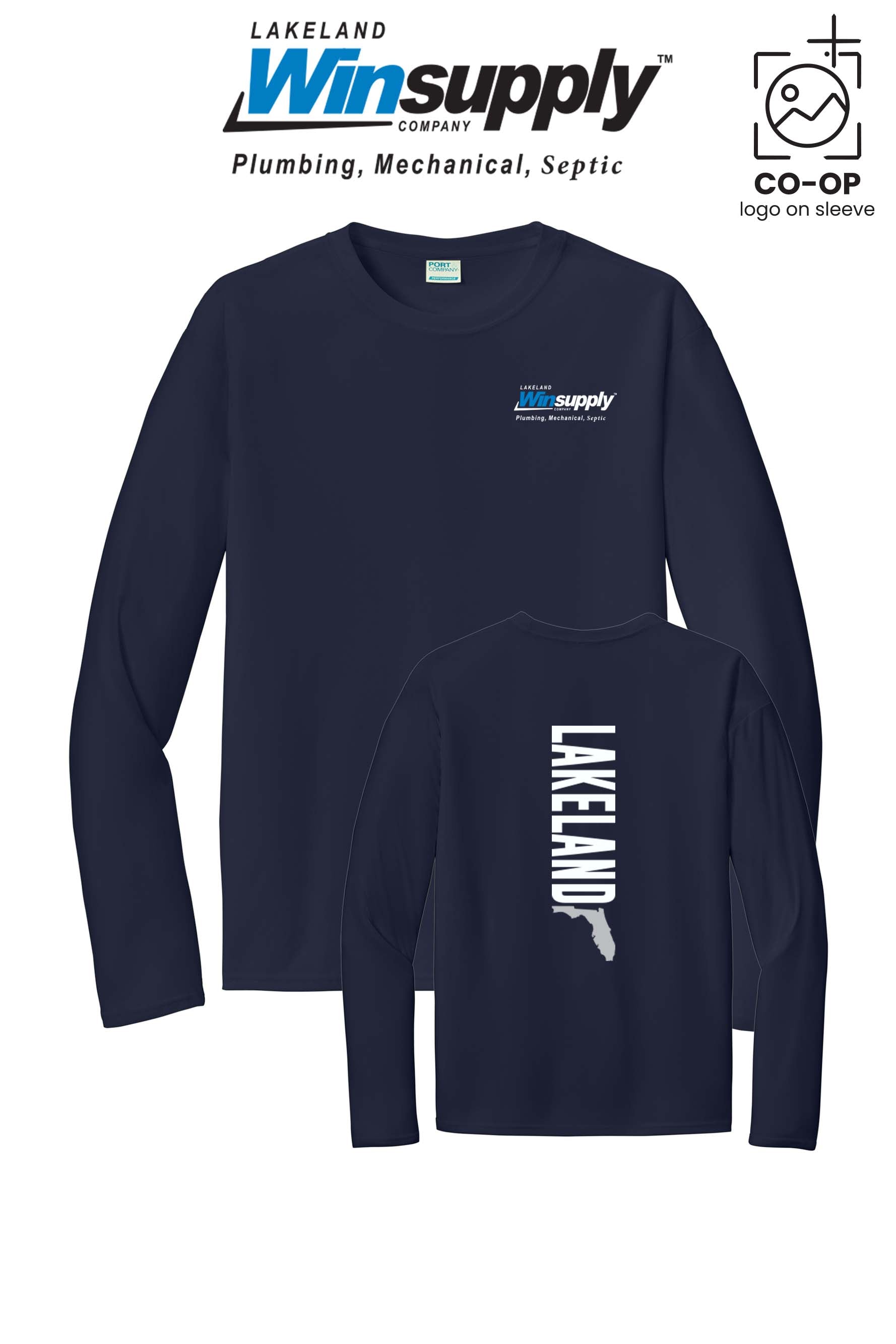 Port & Co™ Performance UPF 50 Long Sleeve - Lakeland Winsupply