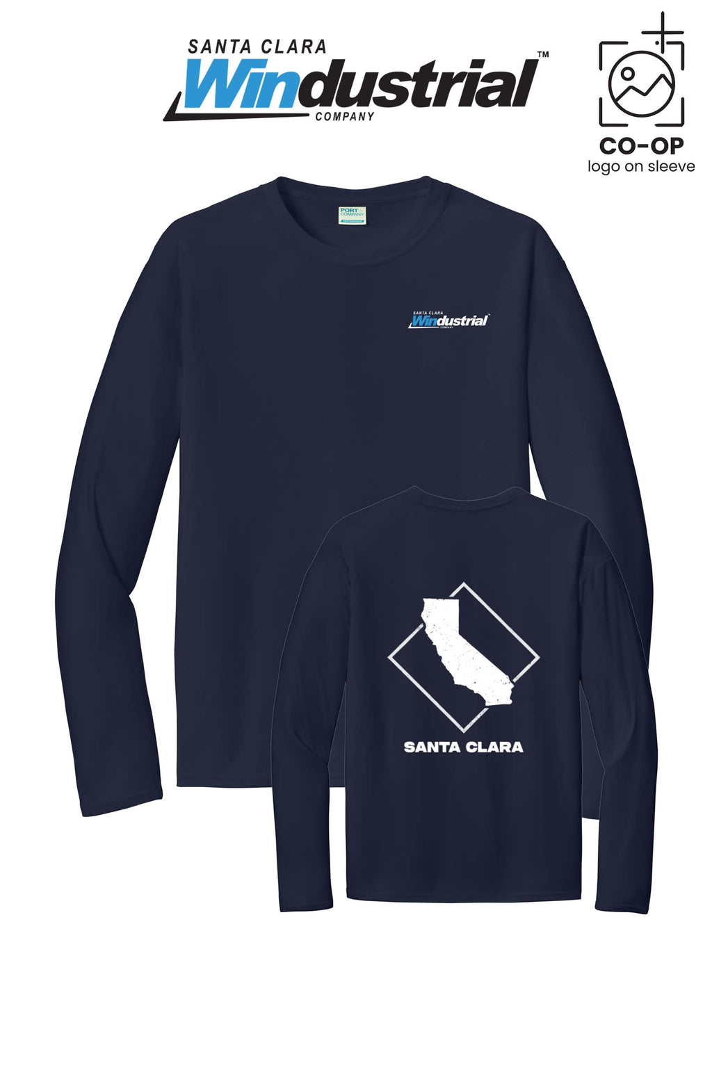 Port & Co™ Performance UPF 50 Long Sleeve - Santa Clara Windustrial