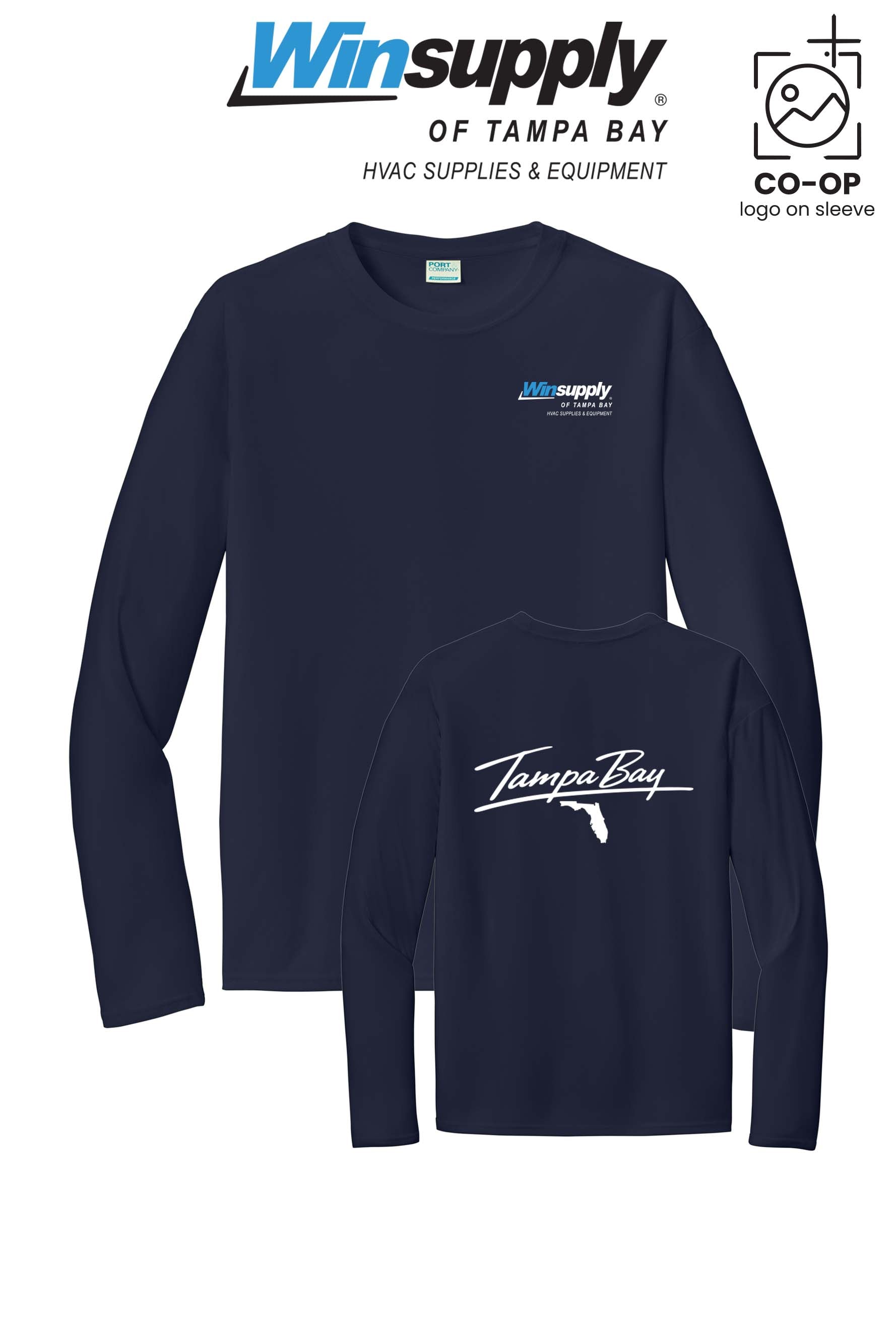 Port & Co™ Performance UPF 50 Long Sleeve - Winsupply of Tampa Bay