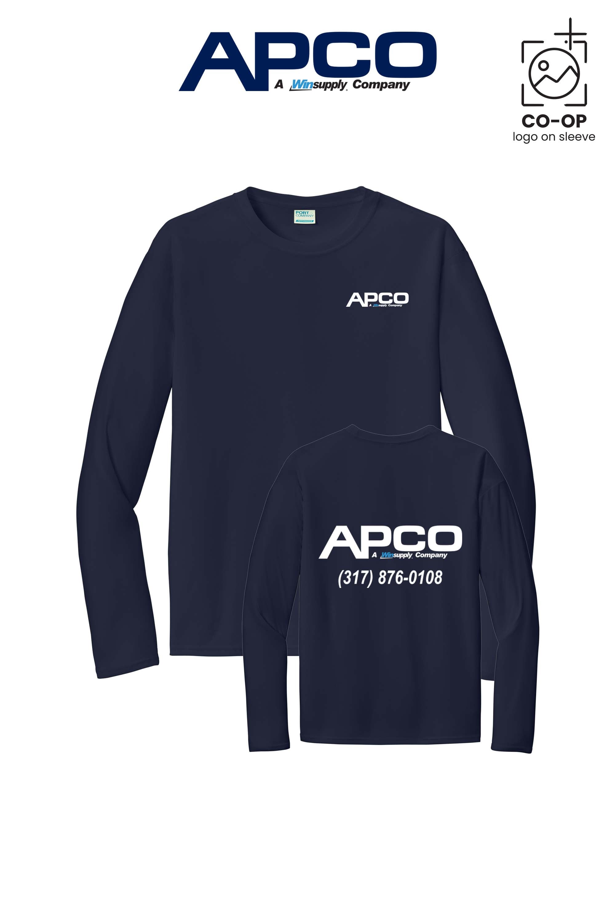 Port & Co™ Performance UPF 50 Long Sleeve - APCO Supply - Indianapolis