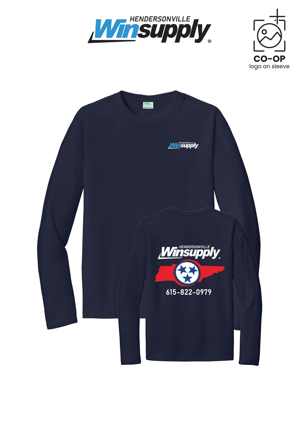 Port & Co™ Performance UPF 50 Long Sleeve - Winsupply of Hendersonville