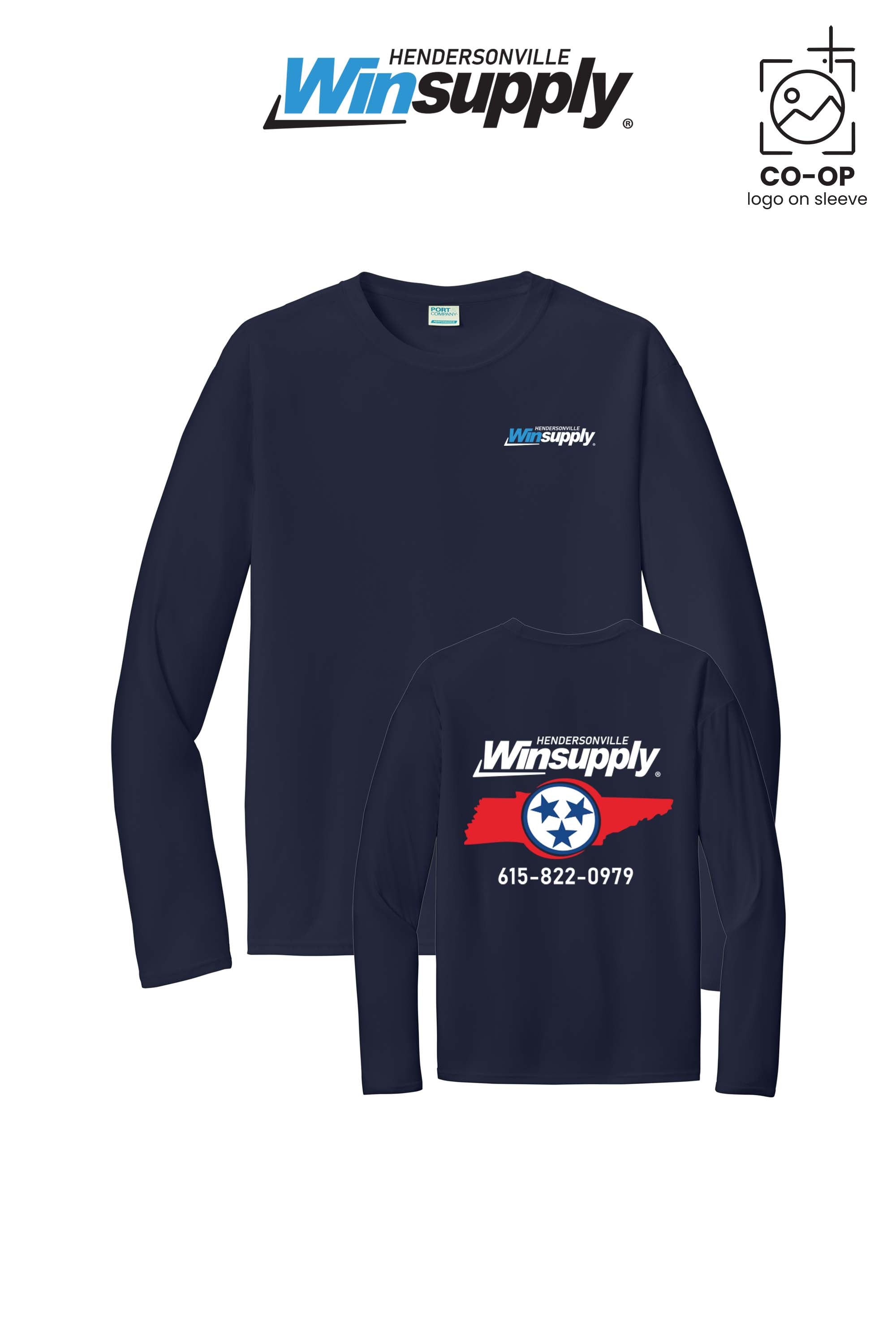 Port & Co™ Performance UPF 50 Long Sleeve - Winsupply of Hendersonville