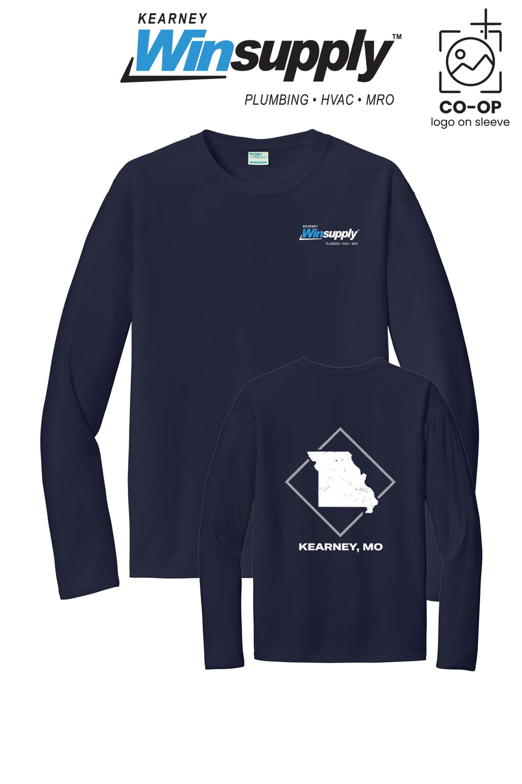 Port & Co™ Performance UPF 50 Long Sleeve - Kearney Winsupply