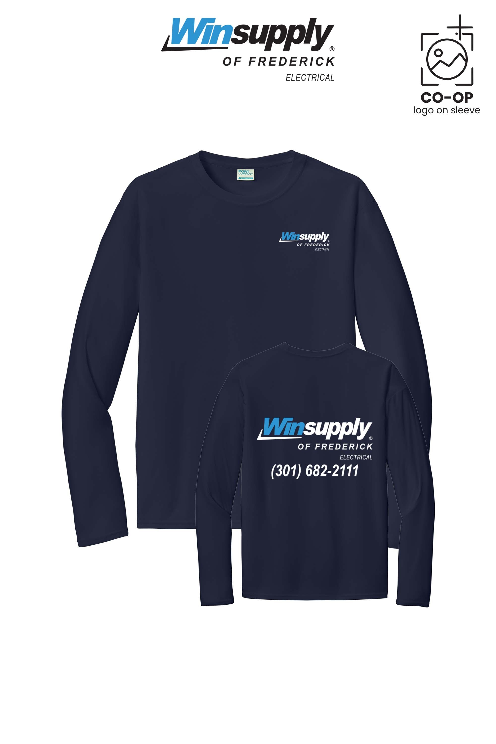 Port & Co™ Performance UPF 50 Long Sleeve - Winsupply of Frederick