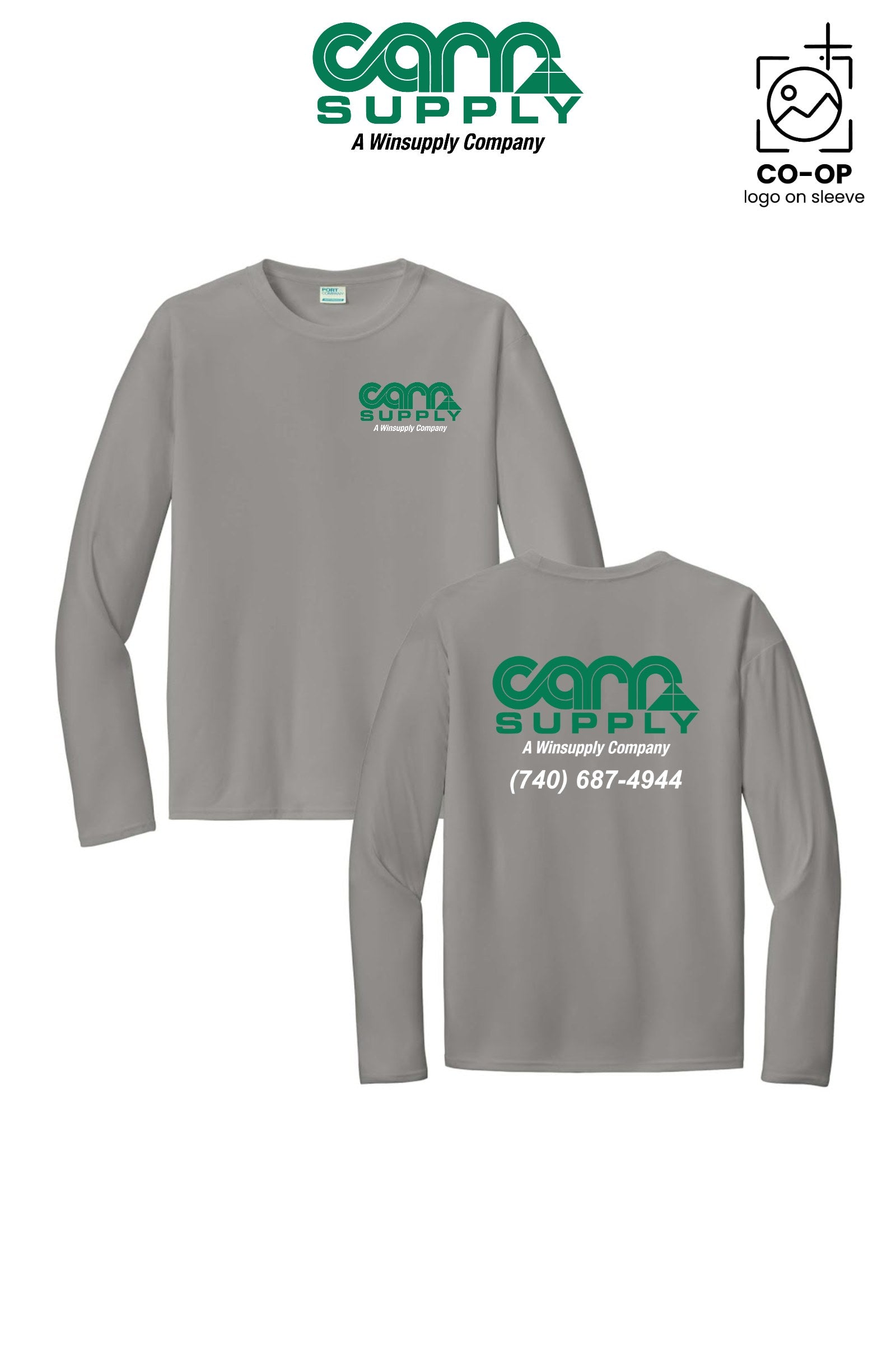 Port & Co™ Performance UPF 50 Long Sleeve - Carr Supply - Lancaster