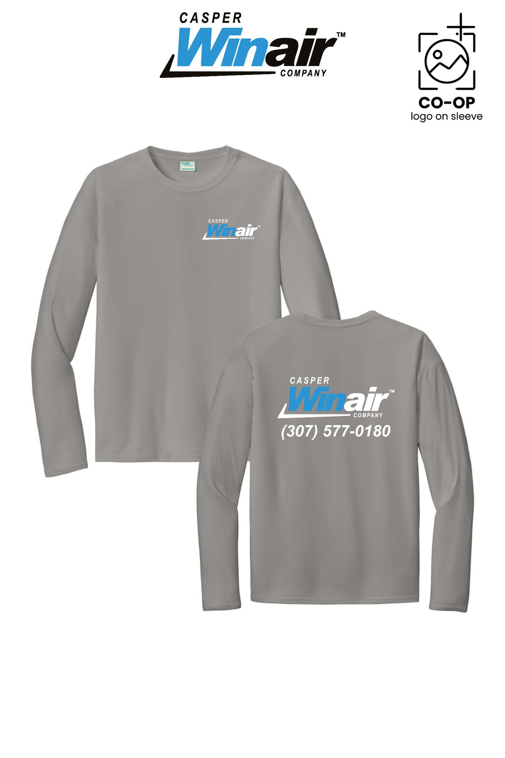 Port & Co™ Performance UPF 50 Long Sleeve - Casper Winair