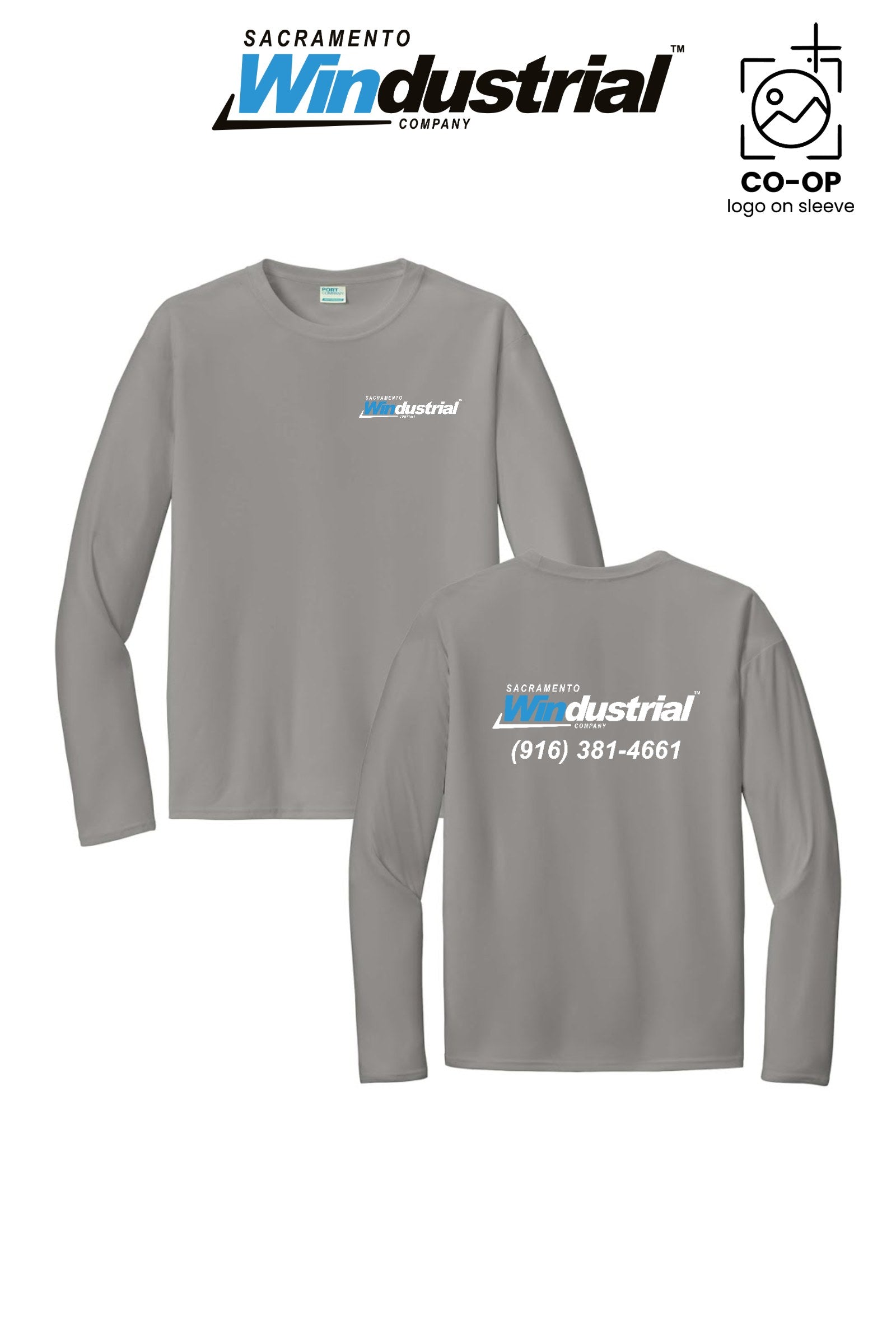 Port & Co™ Performance UPF 50 Long Sleeve - Sacramento Windustrial