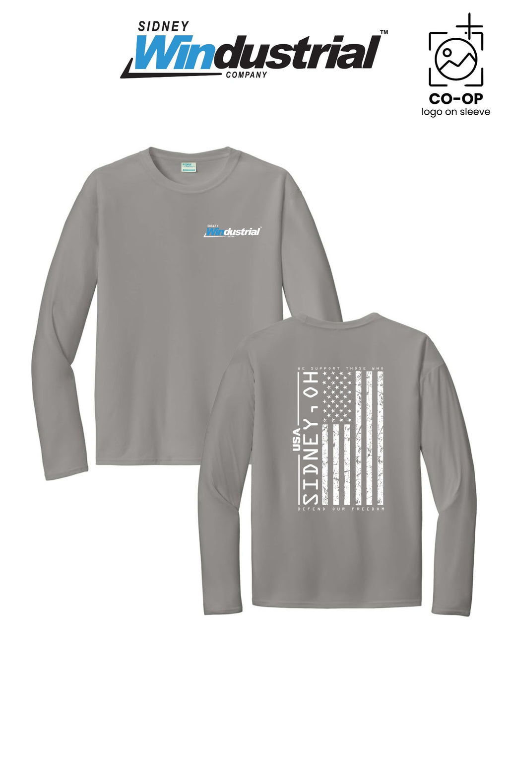 Port & Co™ Performance UPF 50 Long Sleeve - Sidney Windustrial