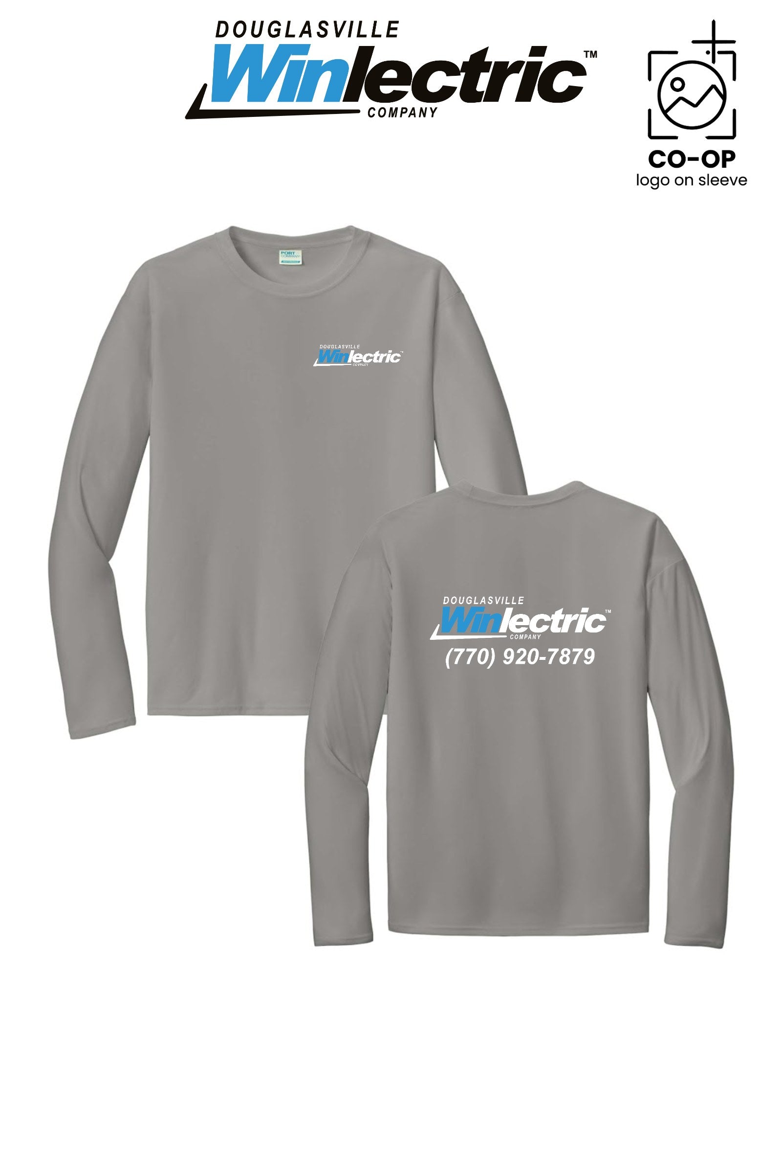Port & Co™ Performance UPF 50 Long Sleeve - Douglasville Winlectric