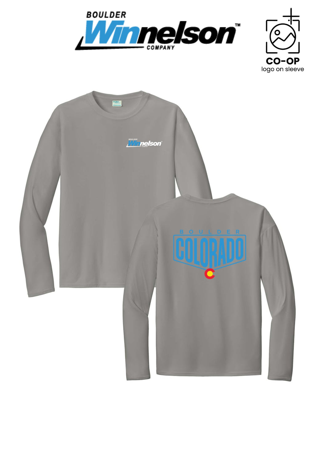Port & Co™ Performance UPF 50 Long Sleeve - Boulder Winnelson