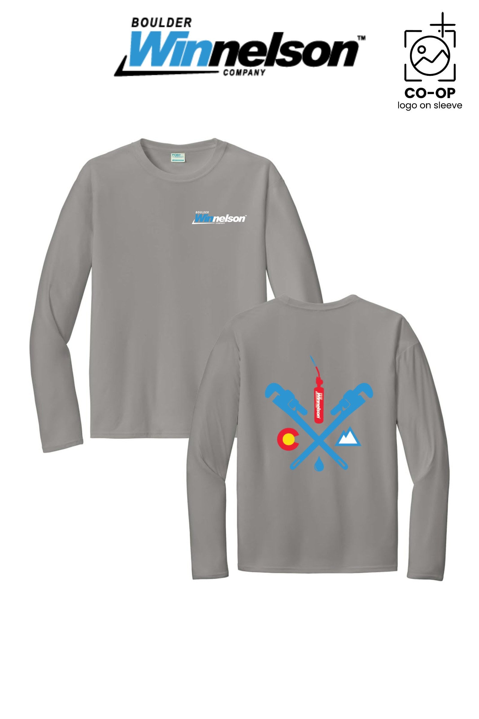 Port & Co™ Performance UPF 50 Long Sleeve - Boulder Winnelson