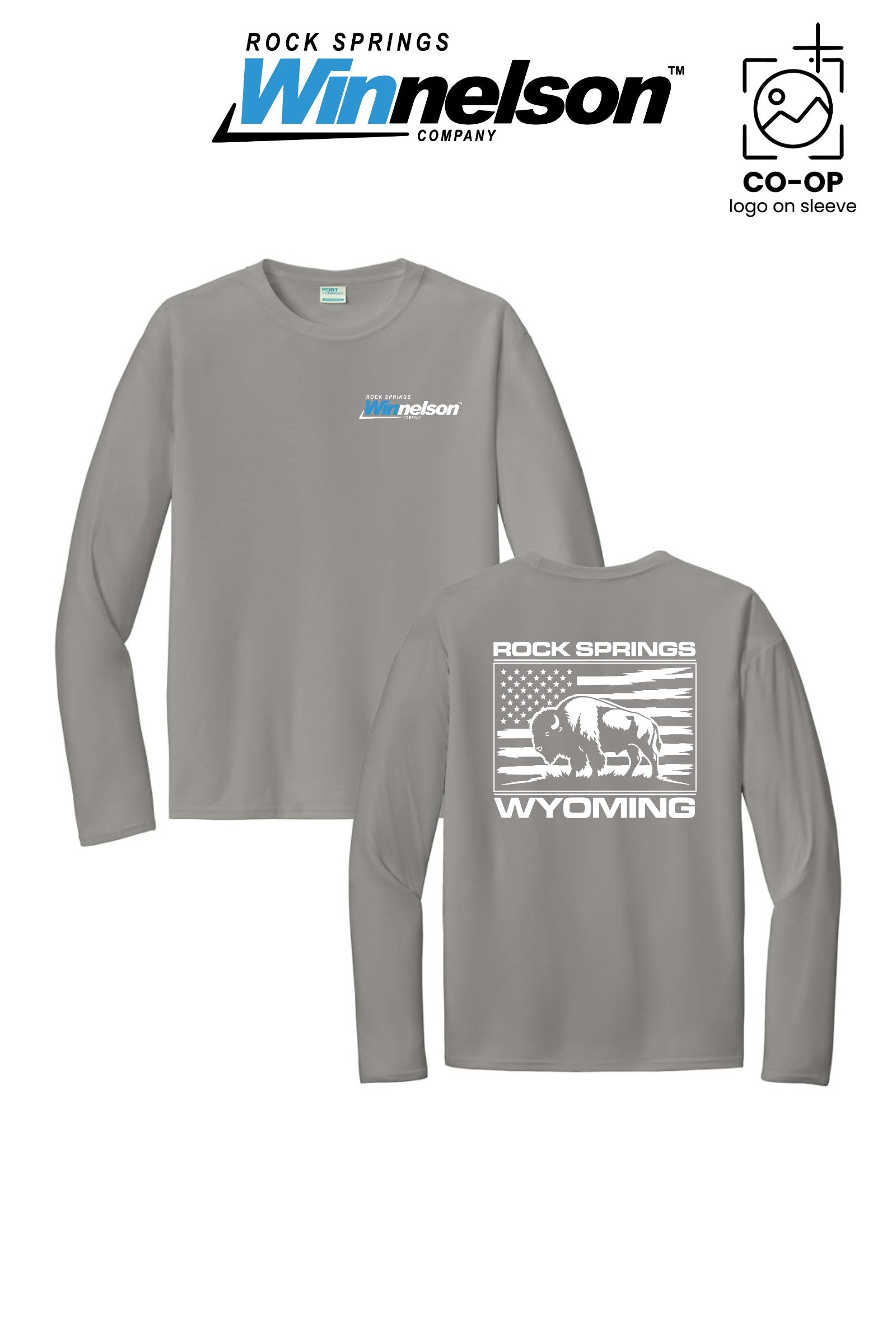 Port & Co™ Performance UPF 50 Long Sleeve - Rock Springs Winnelson