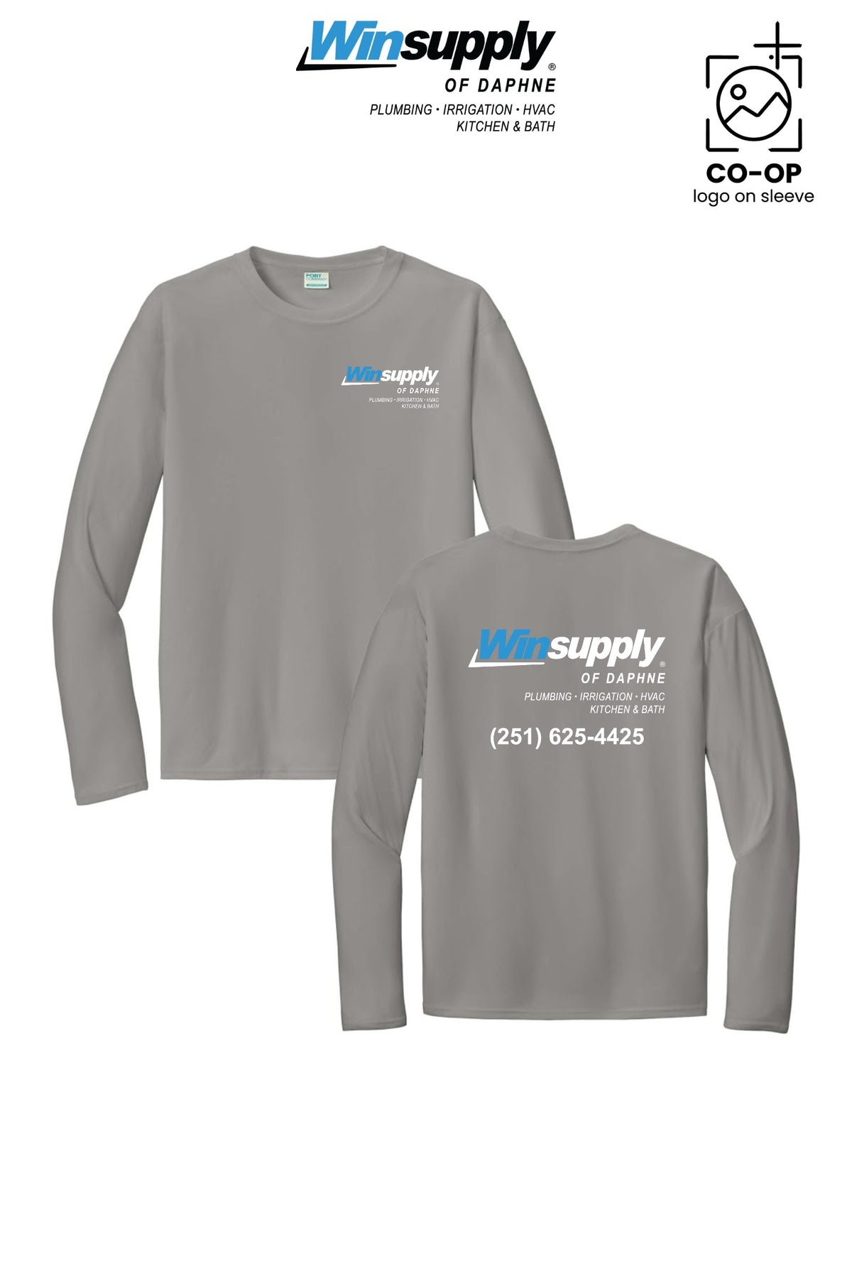 Port & Co™ Performance UPF 50 Long Sleeve - Winsupply of Daphne