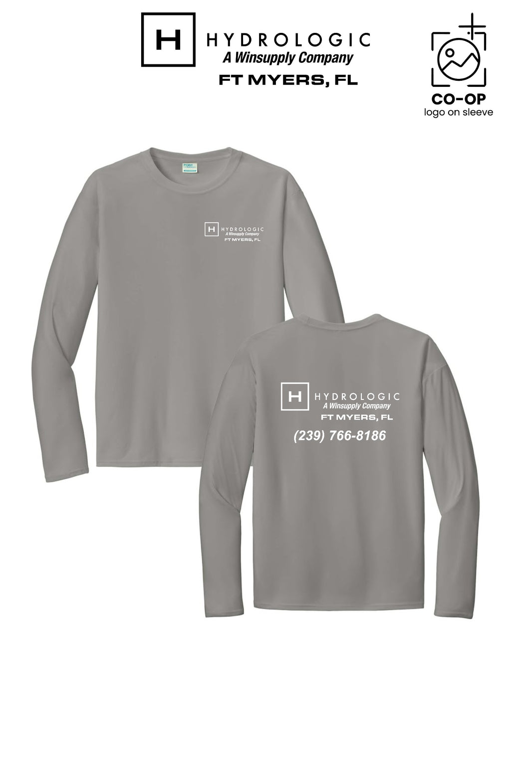 Port & Co™ Performance UPF 50 Long Sleeve - Winsupply Ft Myers FL Co.