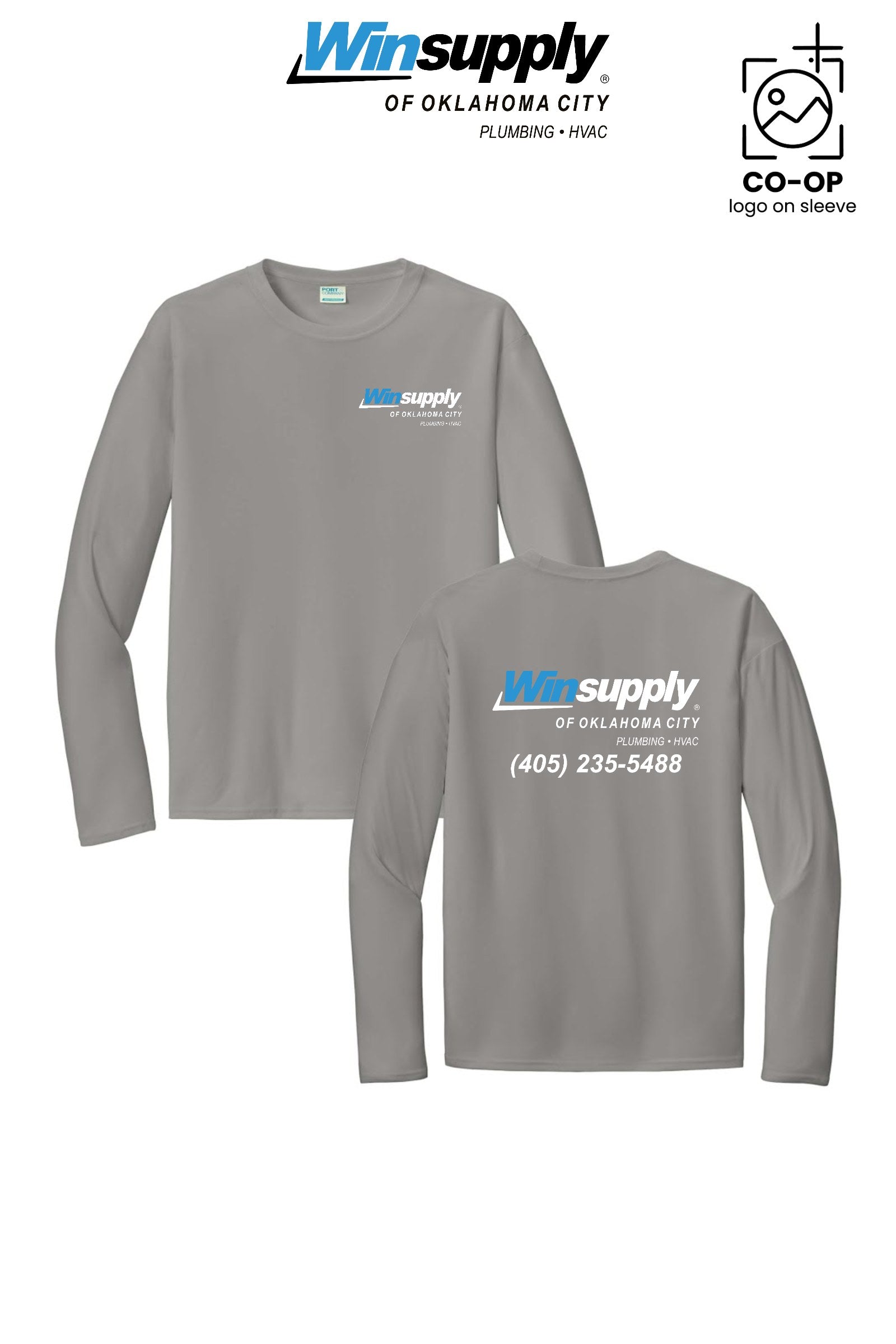 Port & Co™ Performance UPF 50 Long Sleeve - Winsupply of Oklahoma City