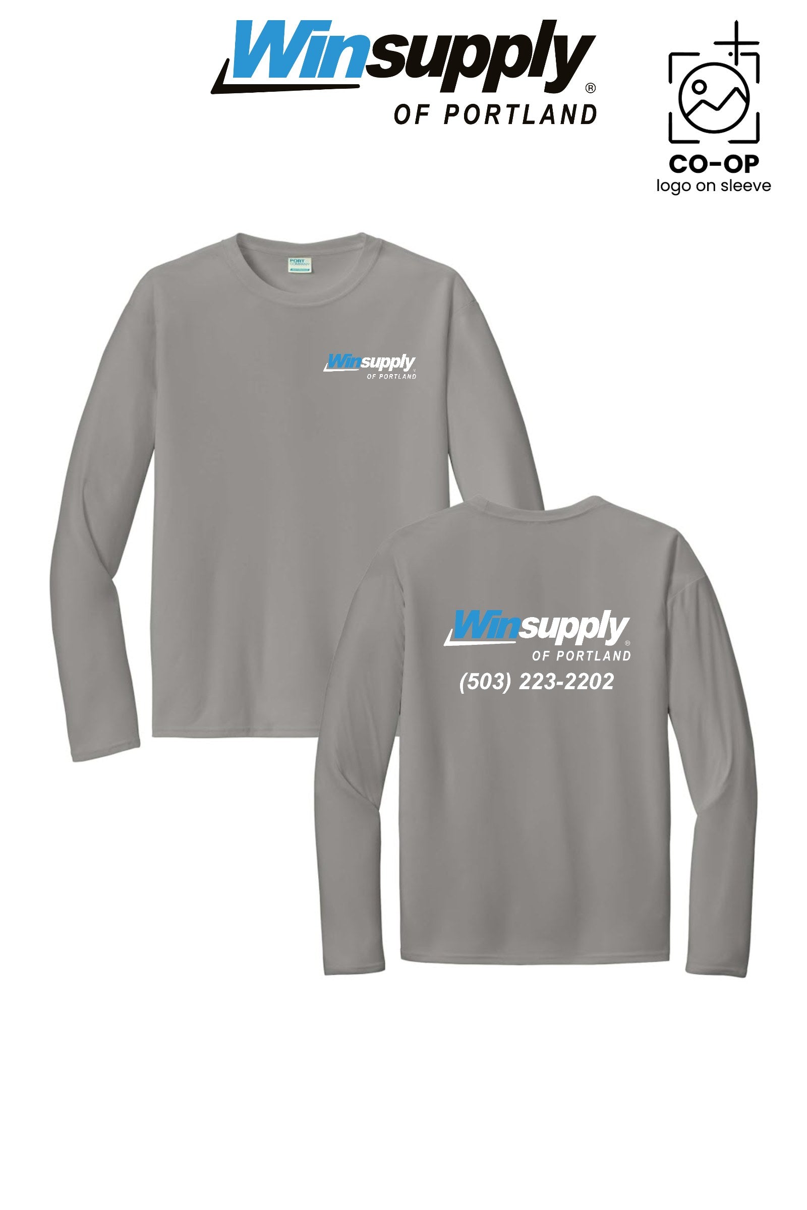 Port & Co™ Performance UPF 50 Long Sleeve - Winsupply of Portland