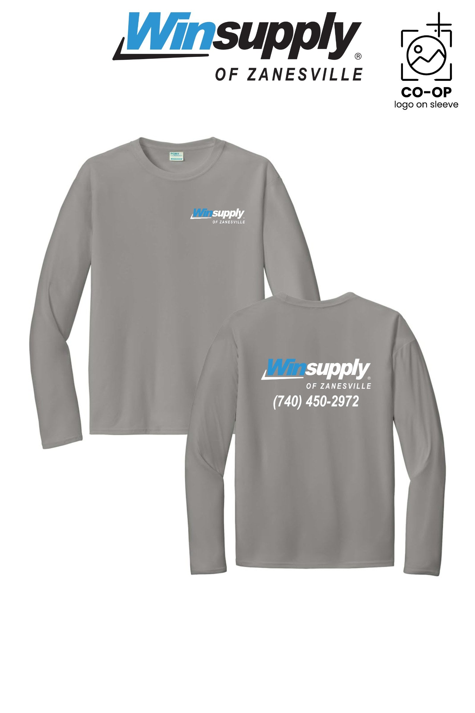 Port & Co™ Performance UPF 50 Long Sleeve - Winsupply of Zanesville