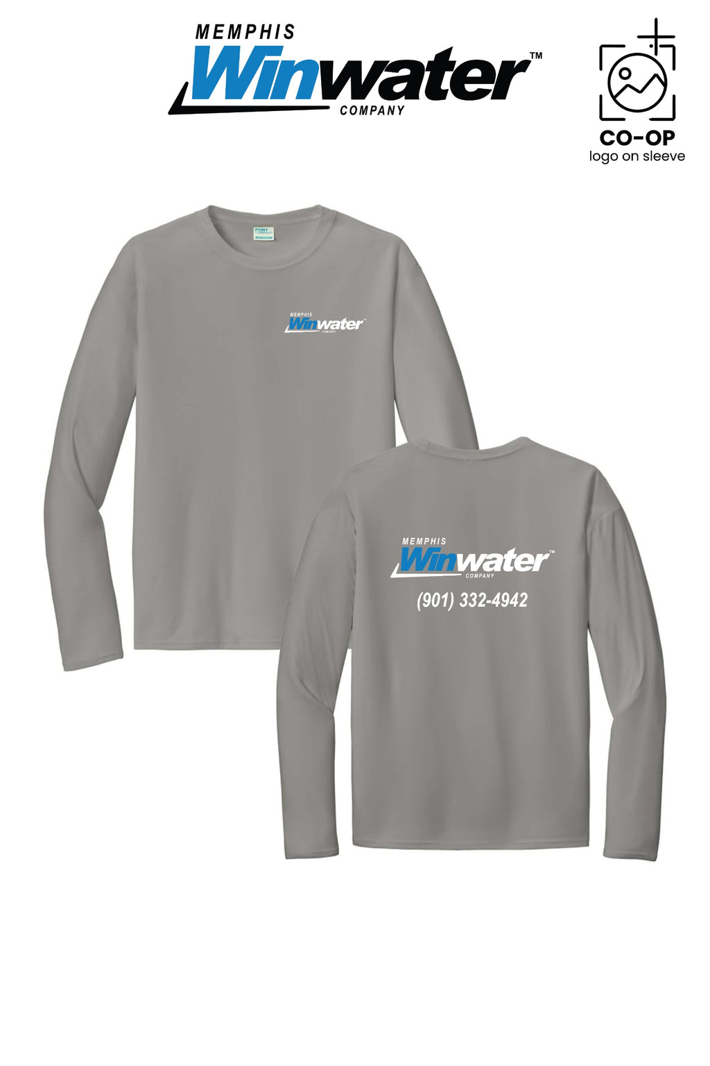 Port & Co™ Performance UPF 50 Long Sleeve - Memphis Winwater