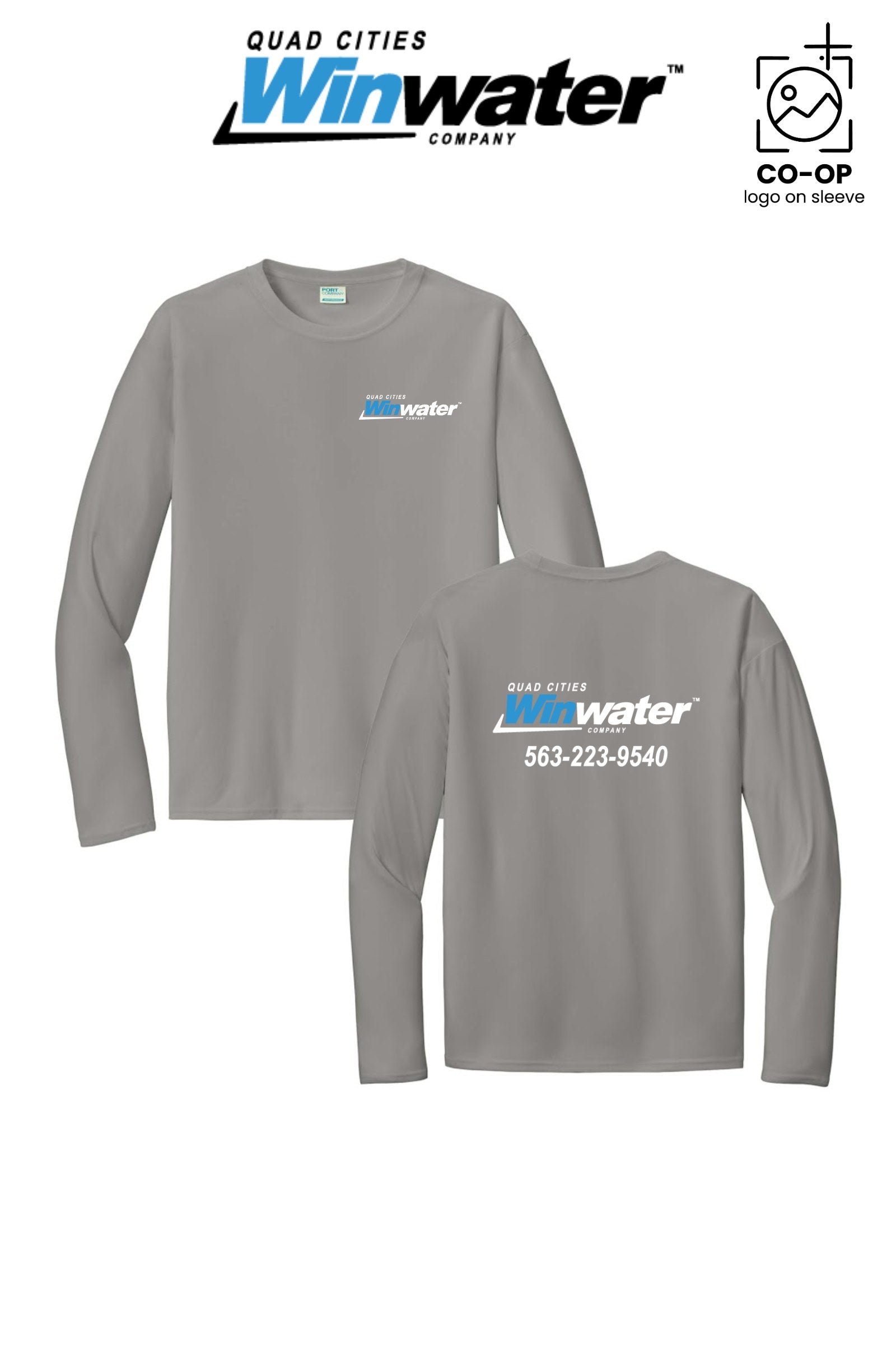Port & Co™ Performance UPF 50 Long Sleeve - Quad Cities Winwater