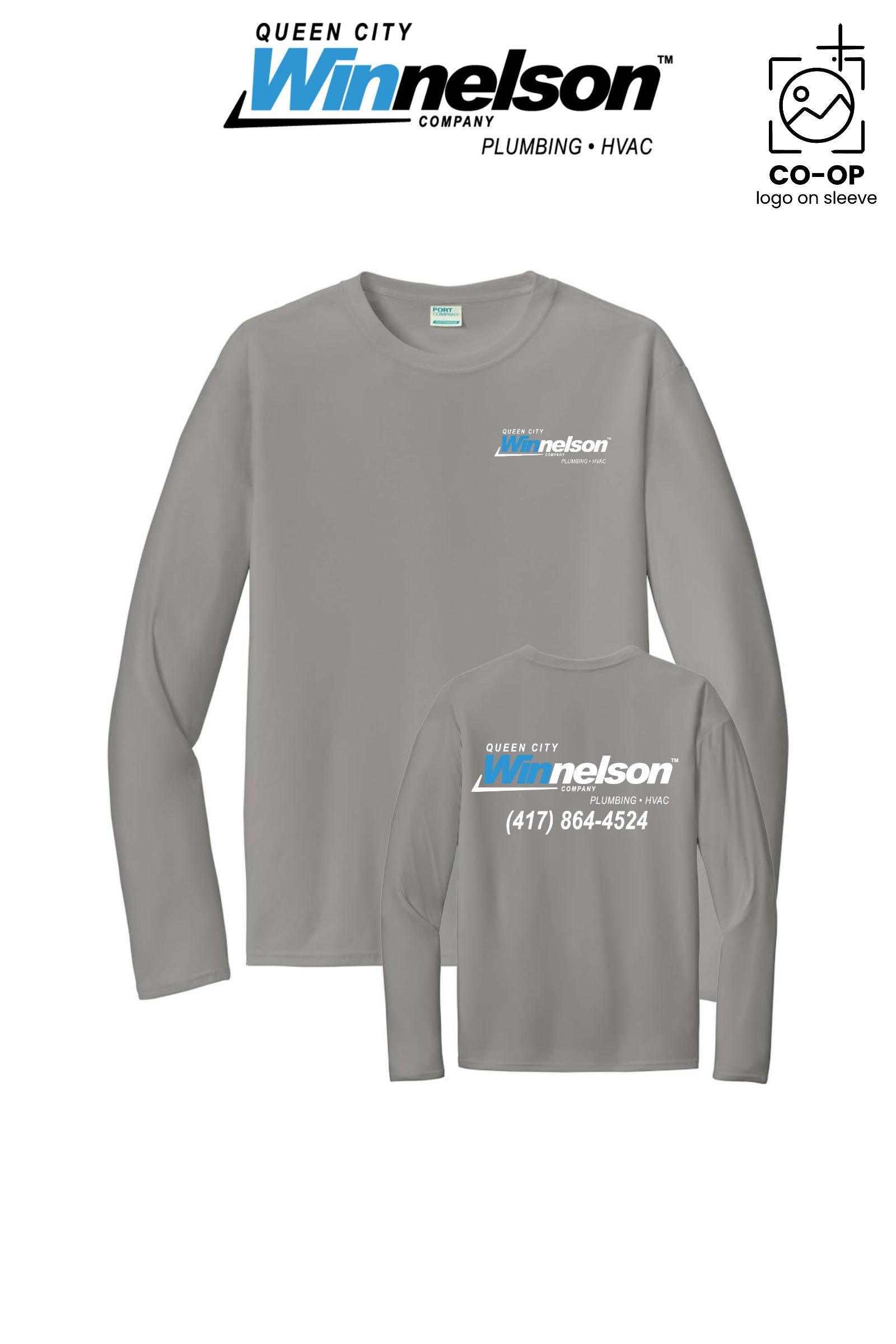 Port & Co™ Performance UPF 50 Long Sleeve - Queen City Winnelson