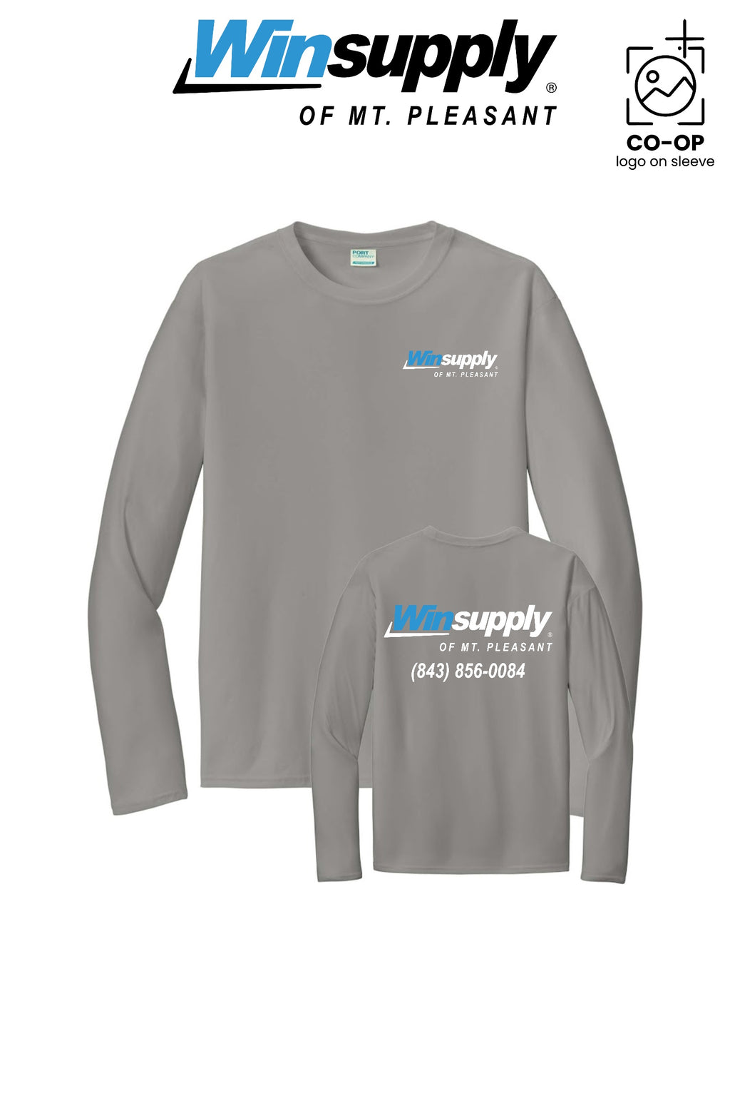Port & Co™ Performance UPF 50 Long Sleeve - Winsupply of Mt. Pleasant