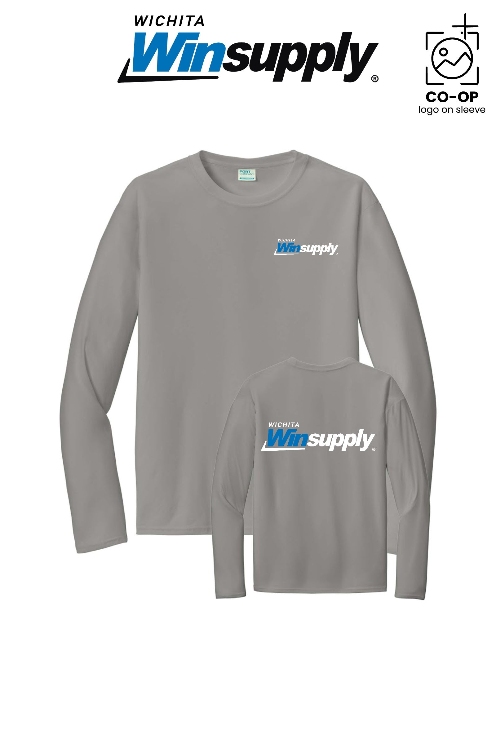 Port & Co™ Performance UPF 50 Long Sleeve - Wichita Winsupply