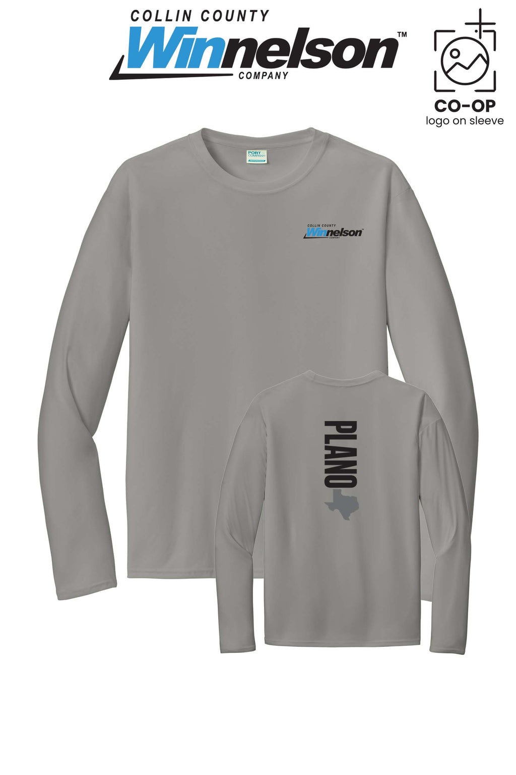 Port & Co™ Performance UPF 50 Long Sleeve - Collin County Winnelson