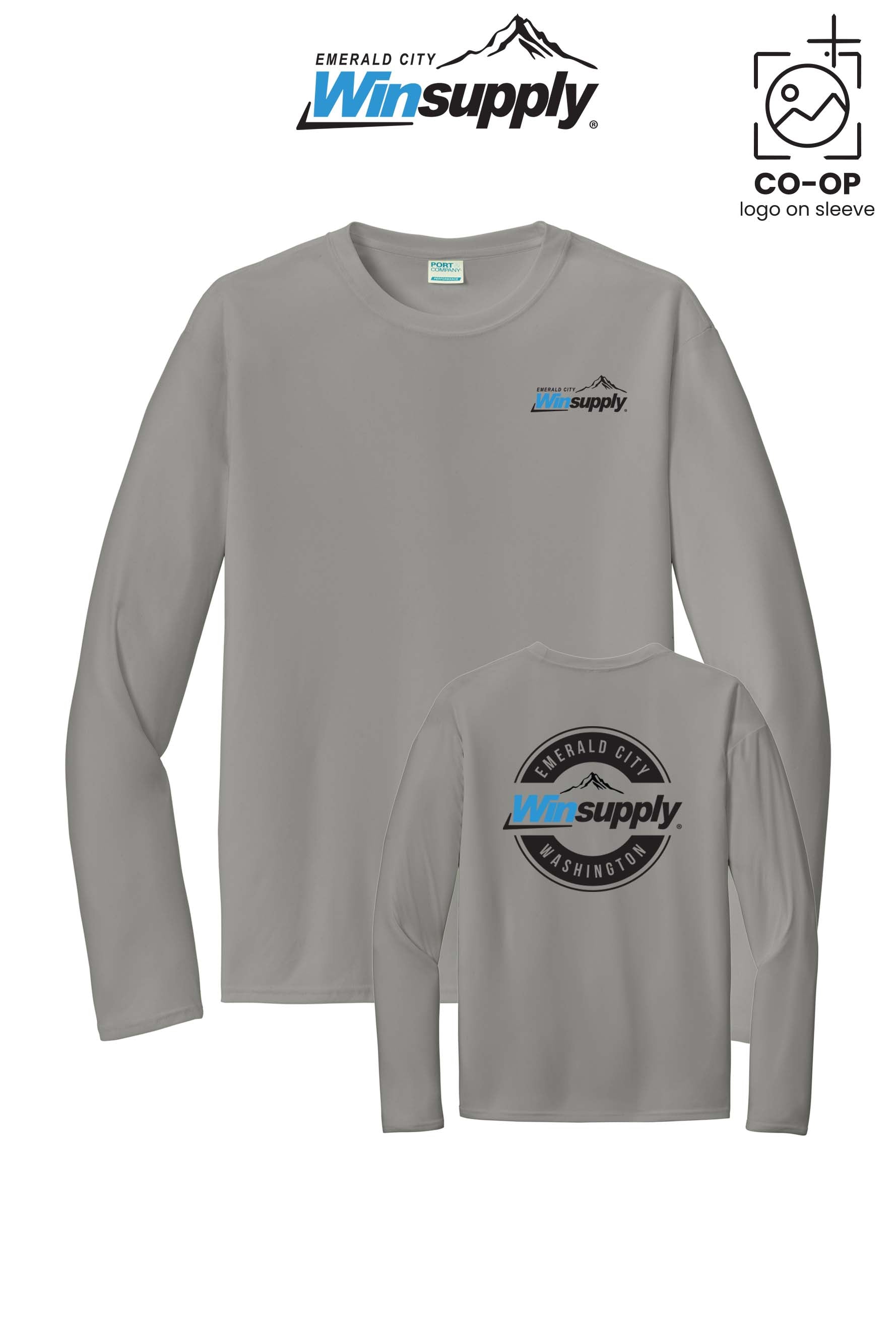 Port & Co™ Performance UPF 50 Long Sleeve - Winsupply Emerald City