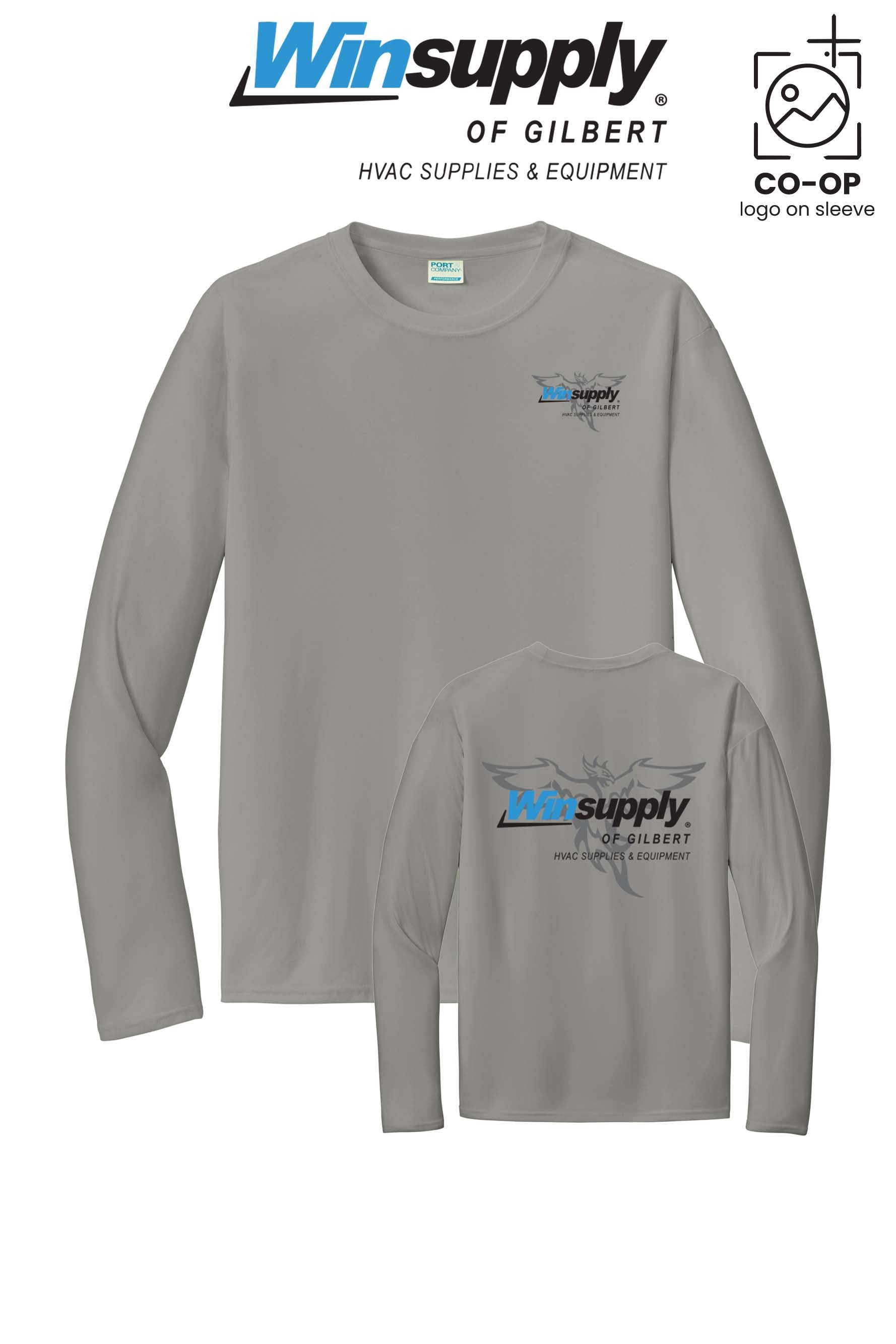 Port & Co™ Performance UPF 50 Long Sleeve - Winsupply of Gilbert