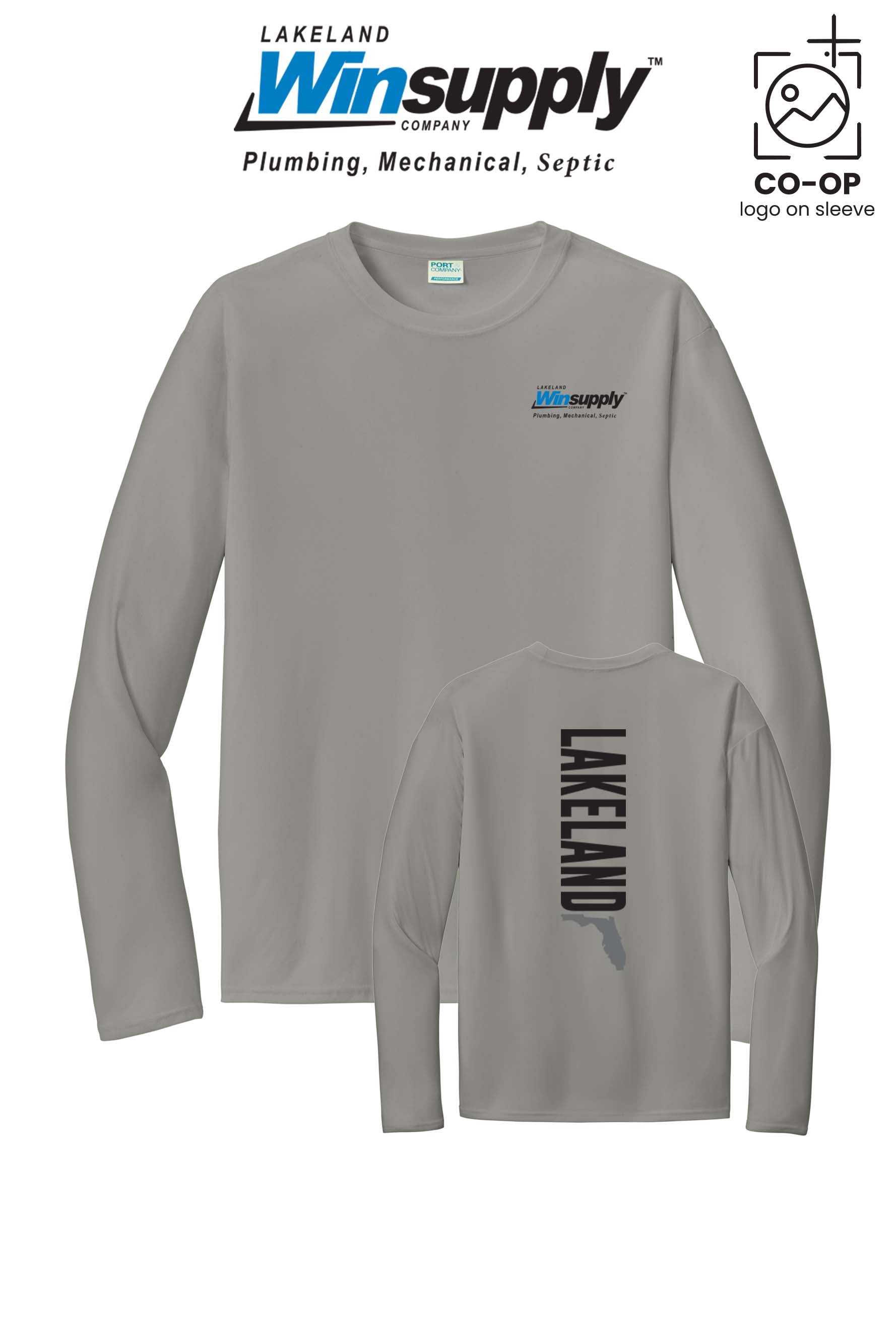 Port & Co™ Performance UPF 50 Long Sleeve - Lakeland Winsupply