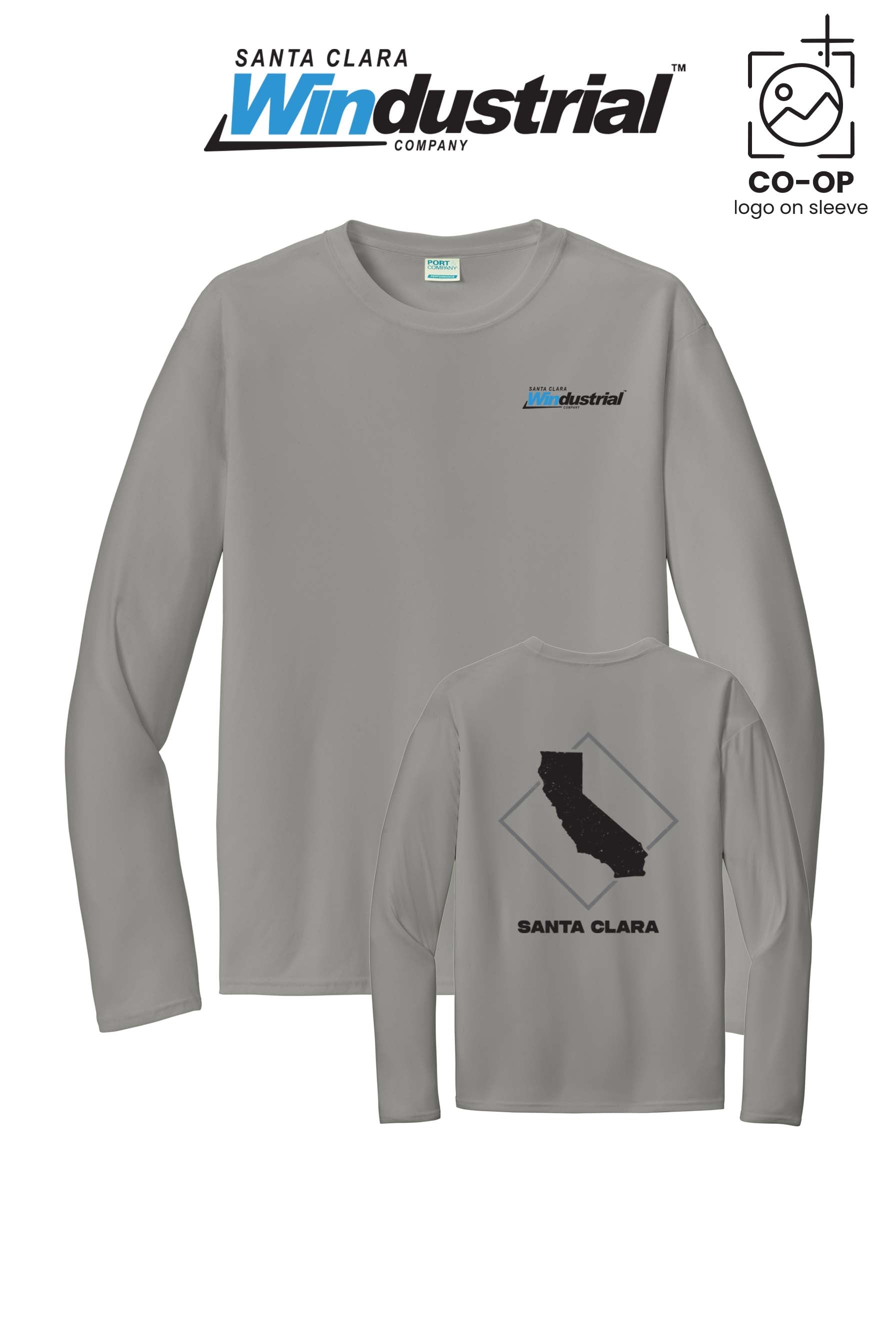 Port & Co™ Performance UPF 50 Long Sleeve - Santa Clara Windustrial