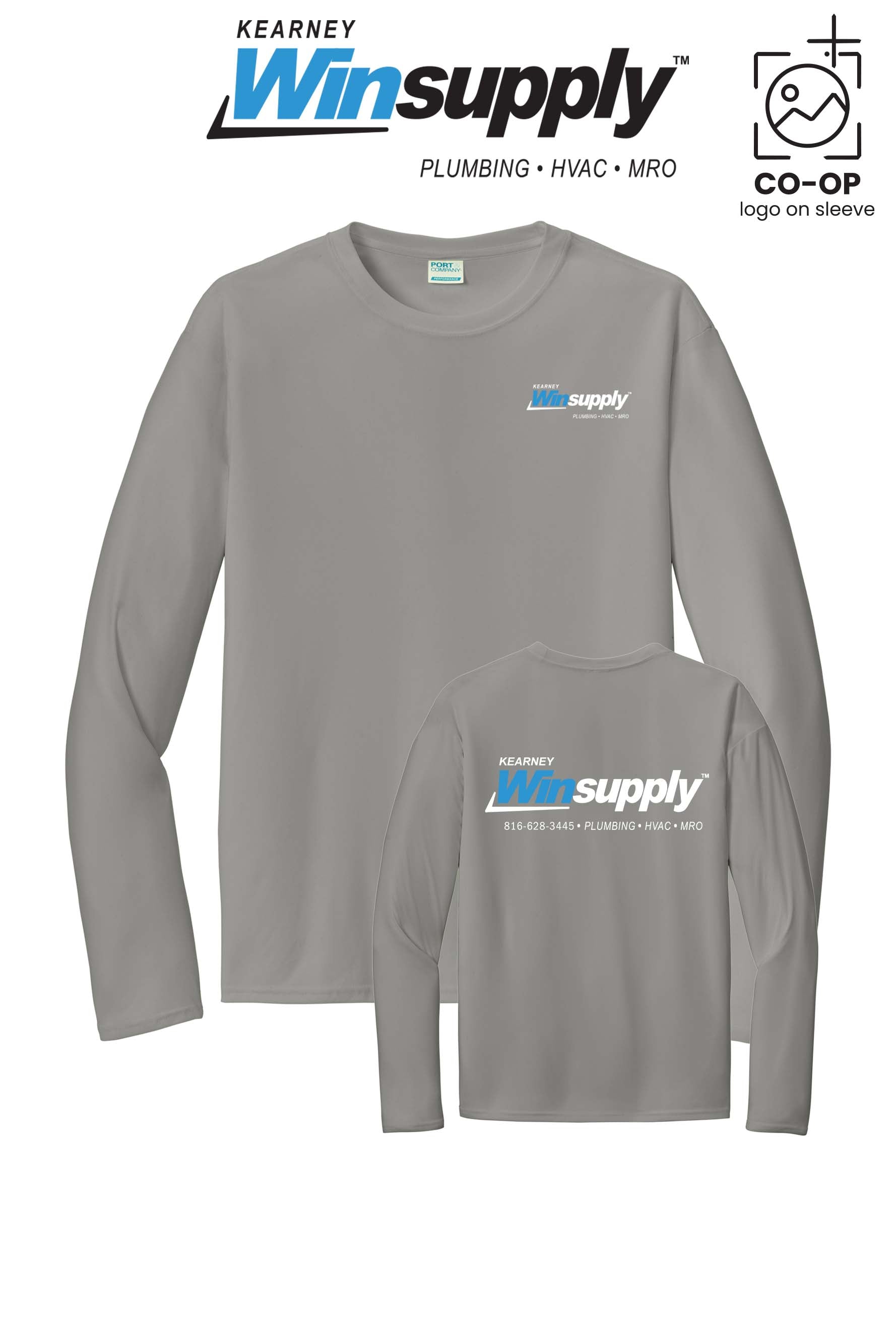 Port & Co™ Performance UPF 50 Long Sleeve - Kearney Winsupply