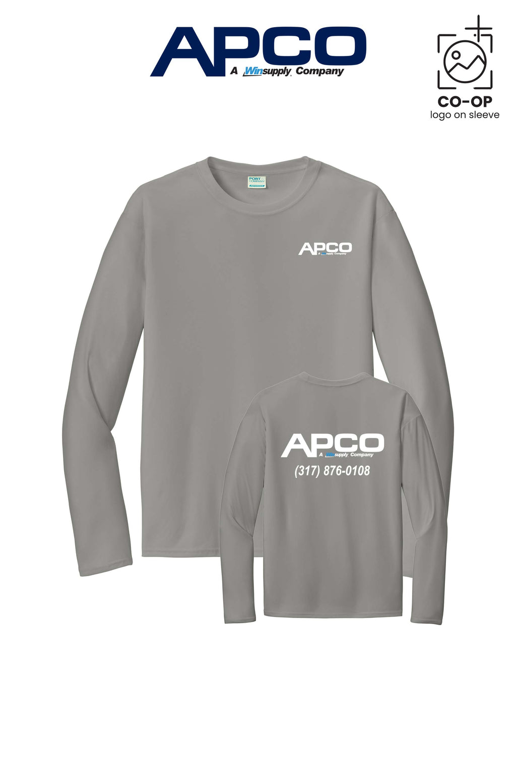 Port & Co™ Performance UPF 50 Long Sleeve - APCO Supply - Indianapolis