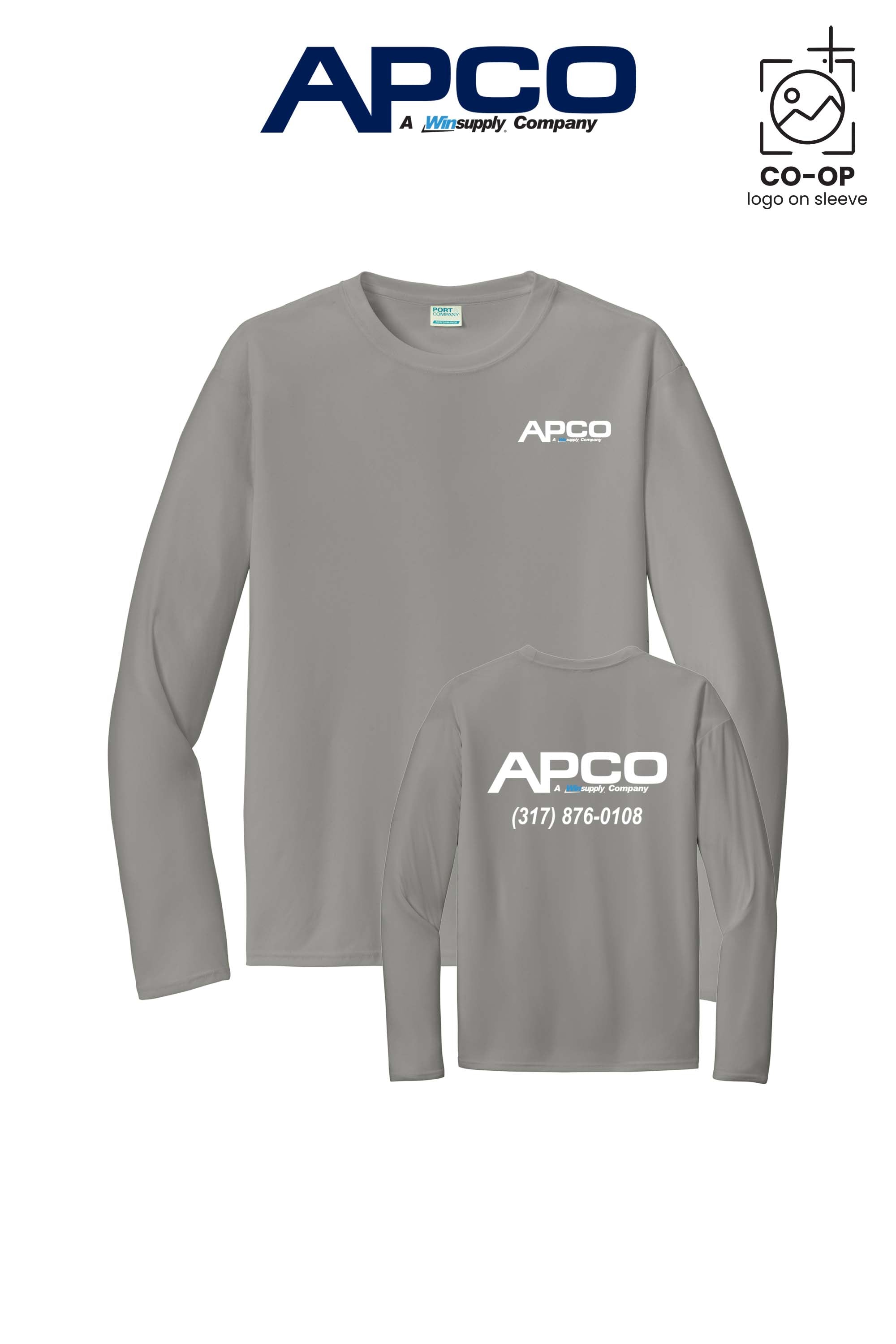 Port & Co™ Performance UPF 50 Long Sleeve - APCO Supply - Indianapolis