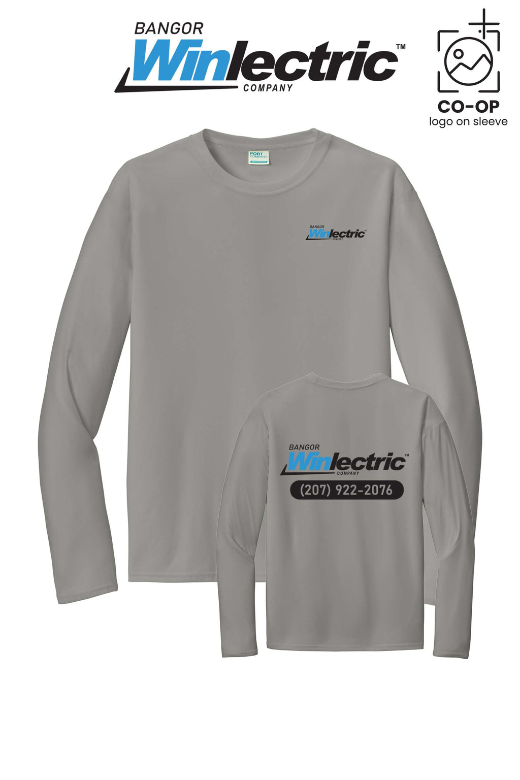Port & Co™ Performance UPF 50 Long Sleeve - Winlectric Bangor