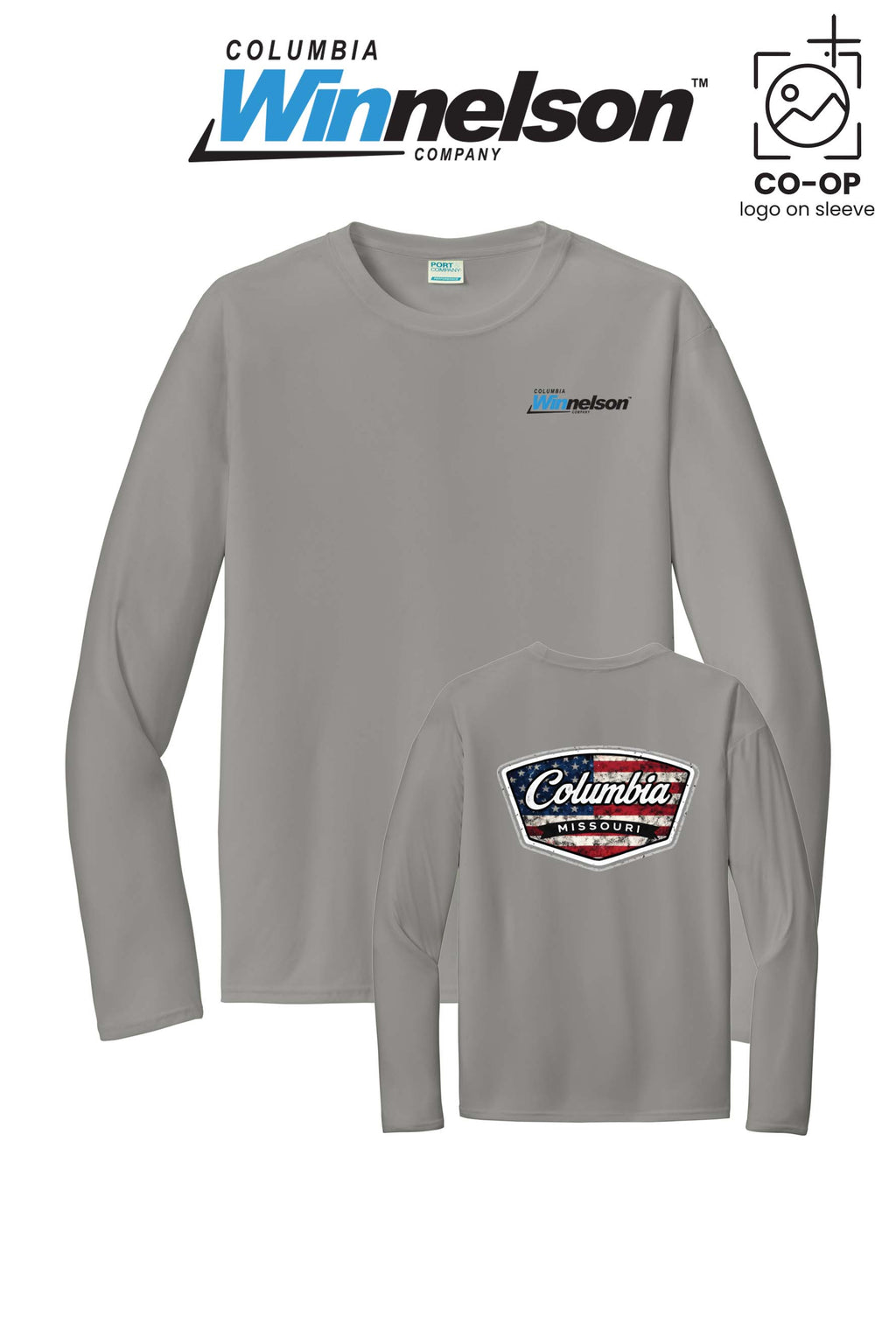 Port & Co™ Performance UPF 50 Long Sleeve - Columbia MO Winnelson