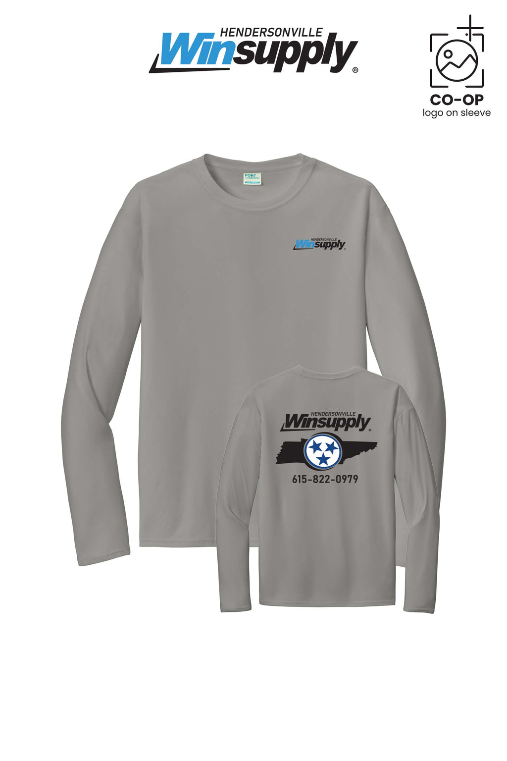 Port & Co™ Performance UPF 50 Long Sleeve - Winsupply of Hendersonville