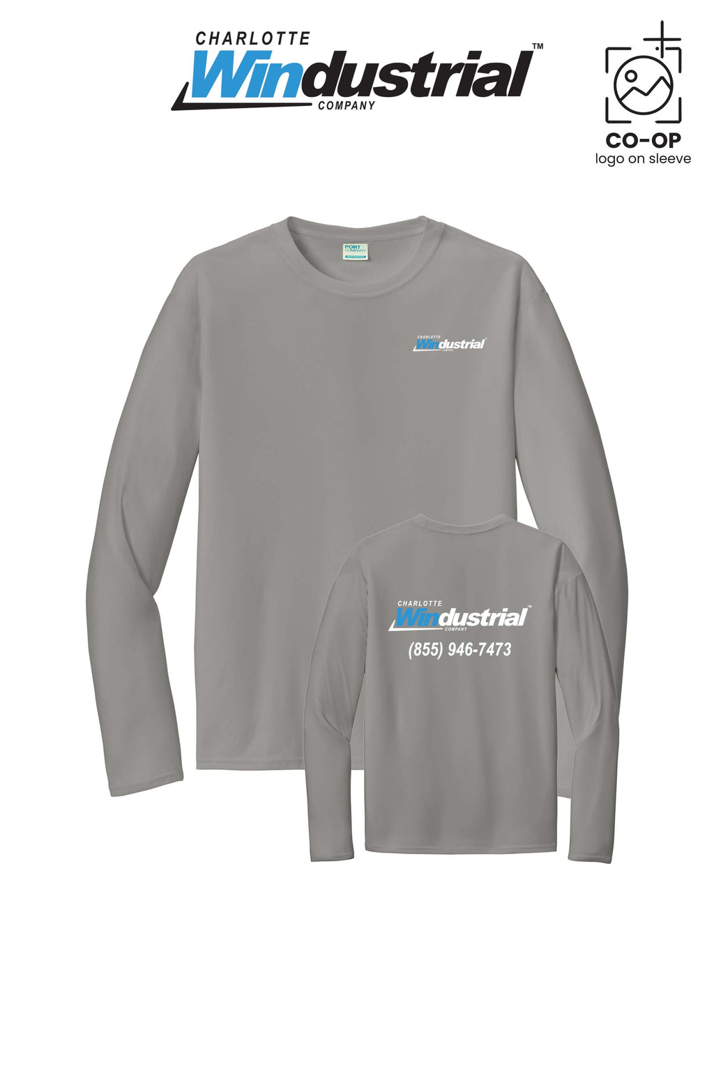 Port & Co™ Performance UPF 50 Long Sleeve - Charlotte Windustrial